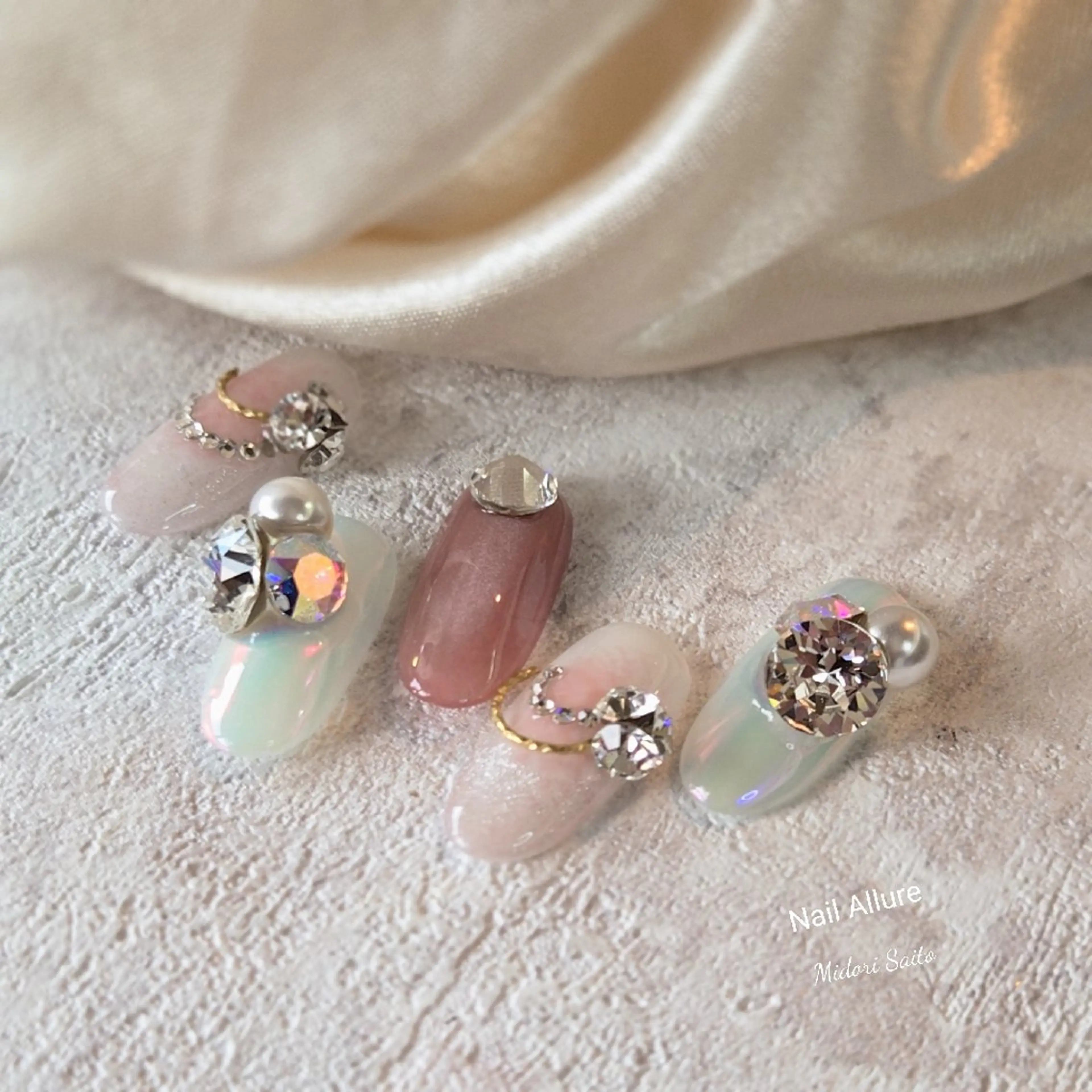 ネイル ジェルネイル マグネットネイル ニュアンスネイル スカルプネイル ワンホンネイル Nail Allureのネイルデザイン