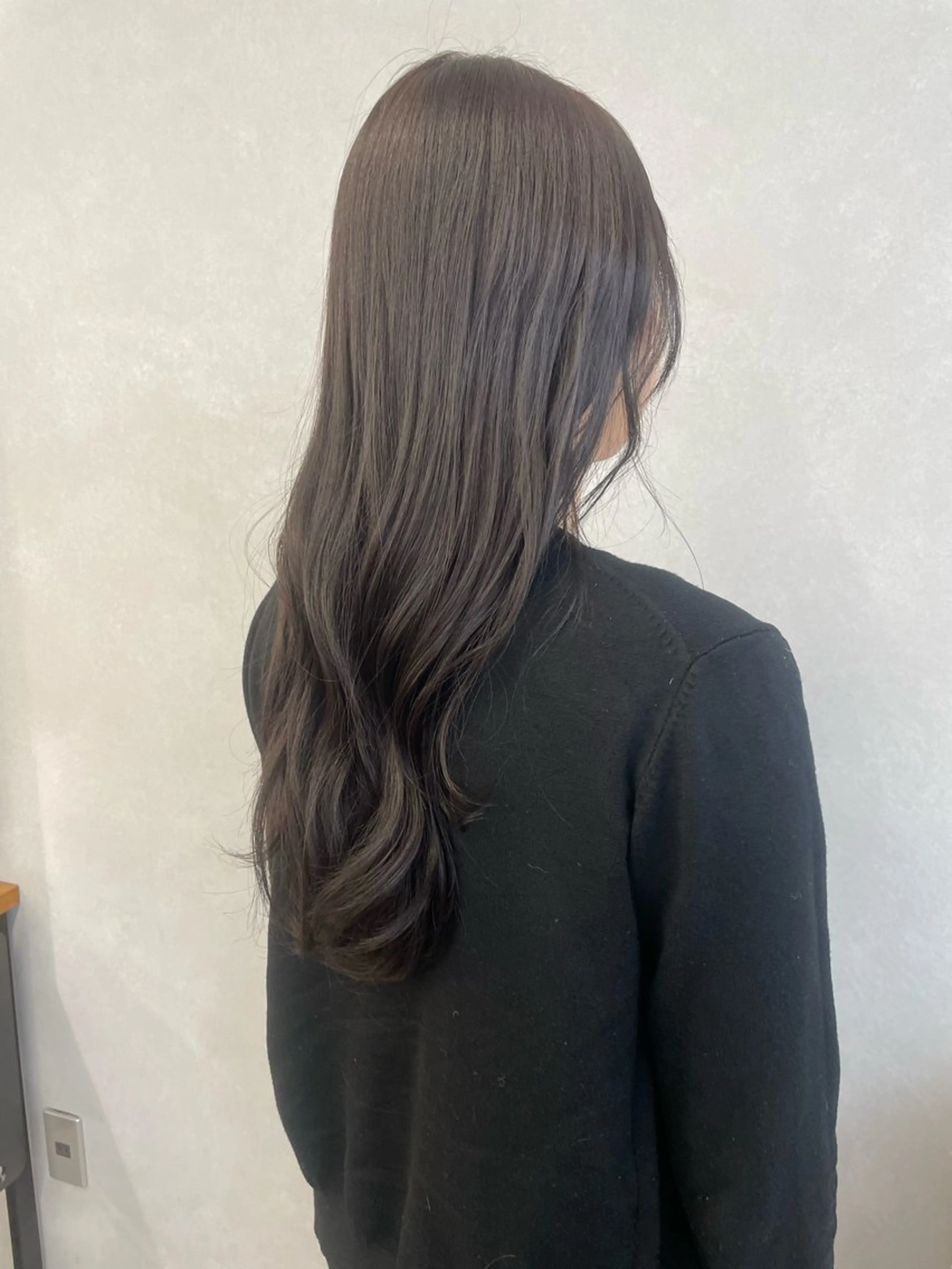 ロング 抜け感/ワンカラー/ 明大前/桑田のヘアスタイル