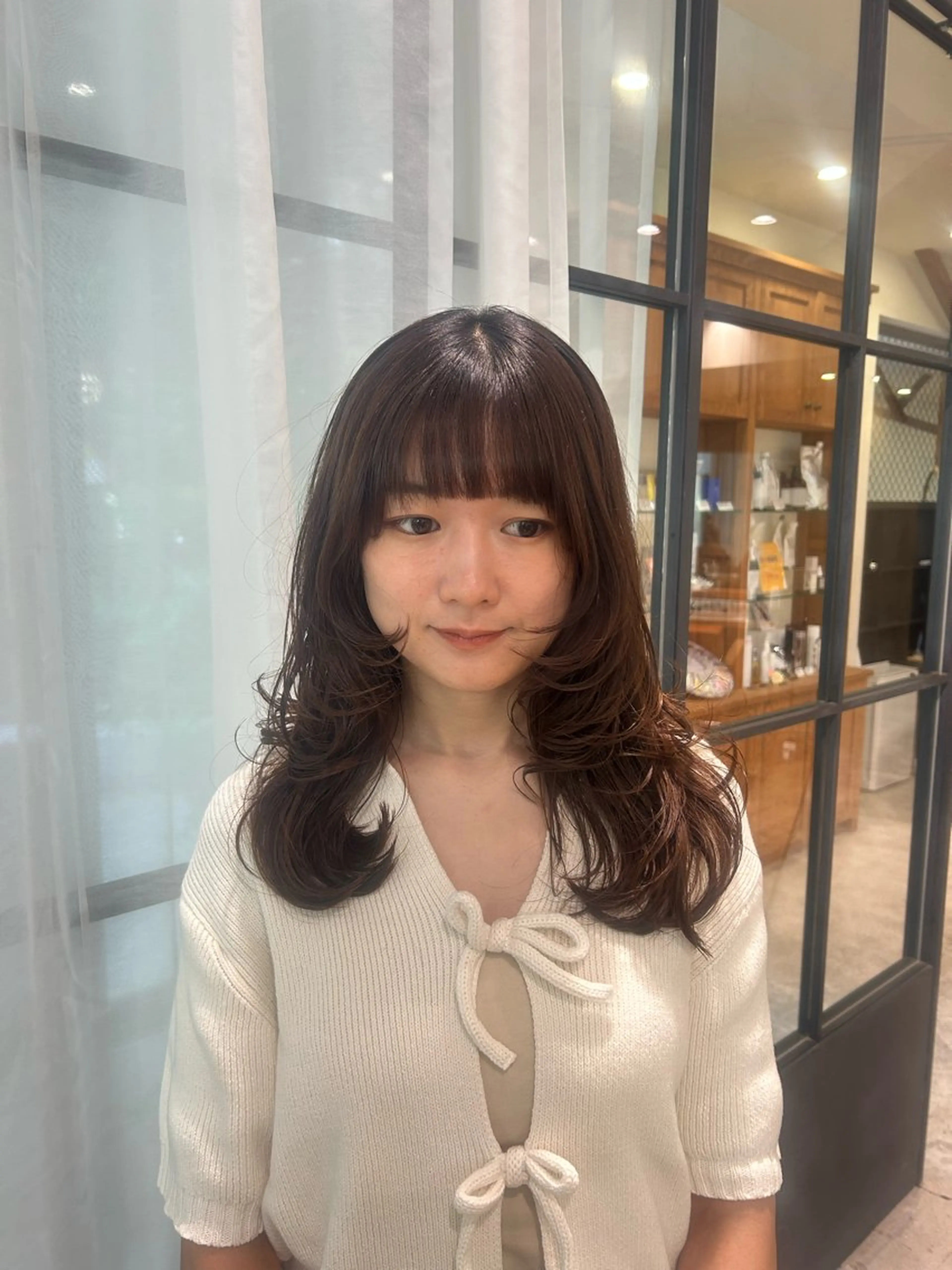 ロング レイヤーカット カット nana/ボブ/ レイヤー/梅田のヘアスタイル