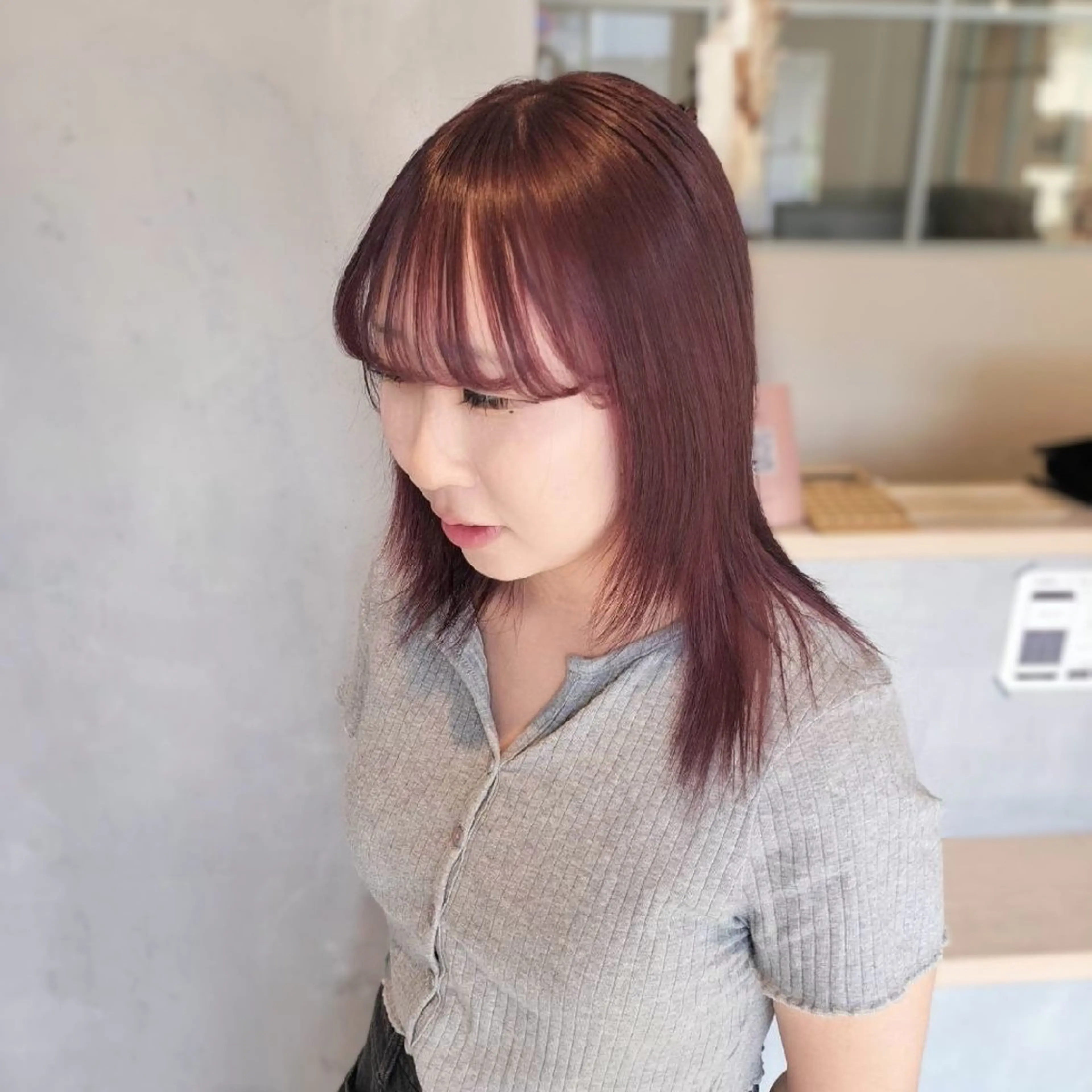 ミディアム ヘアカラー HINAKO/ ROCCOのヘアスタイル