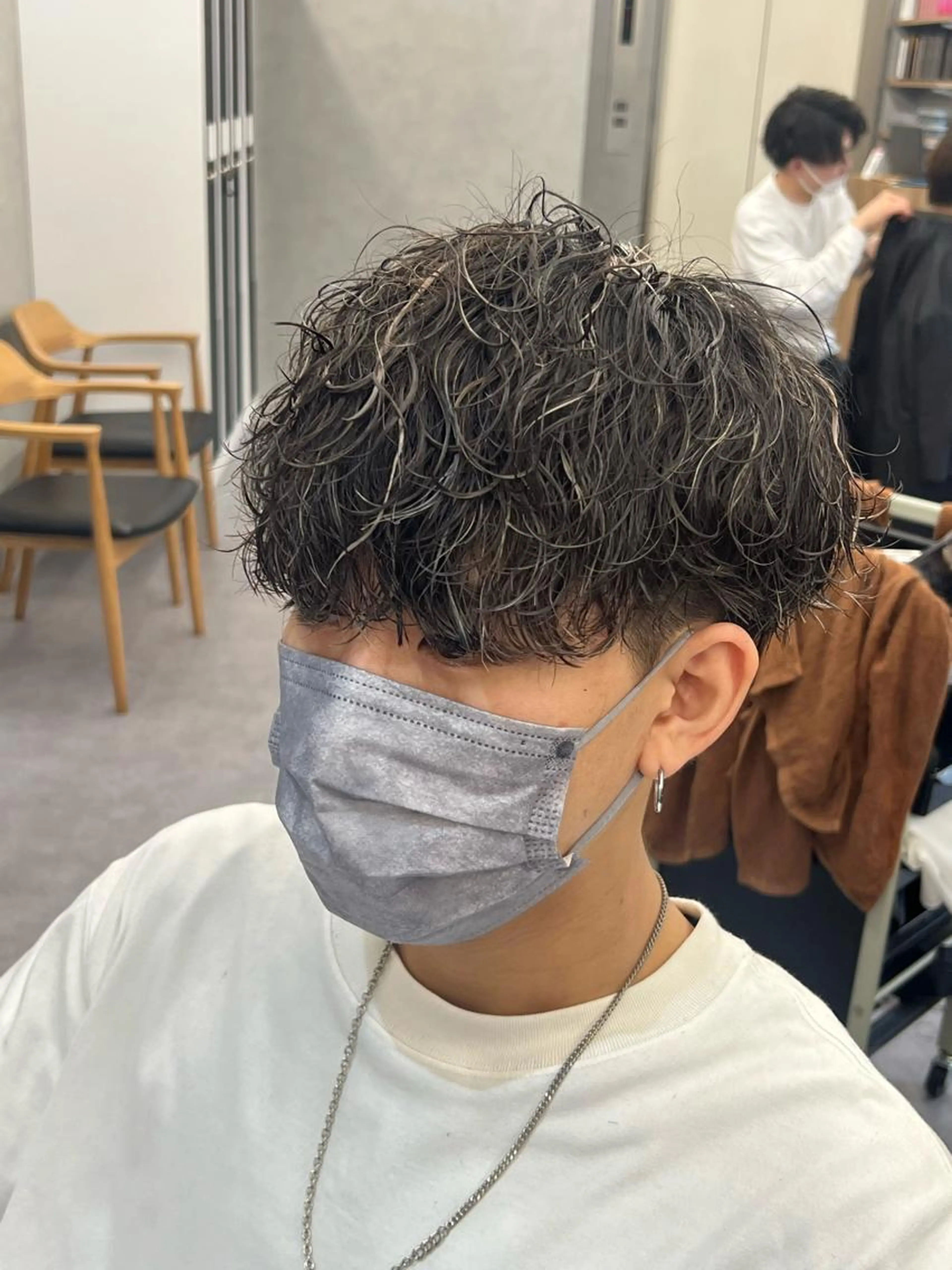 カット＋パーマ各種＋ハイライトの写真