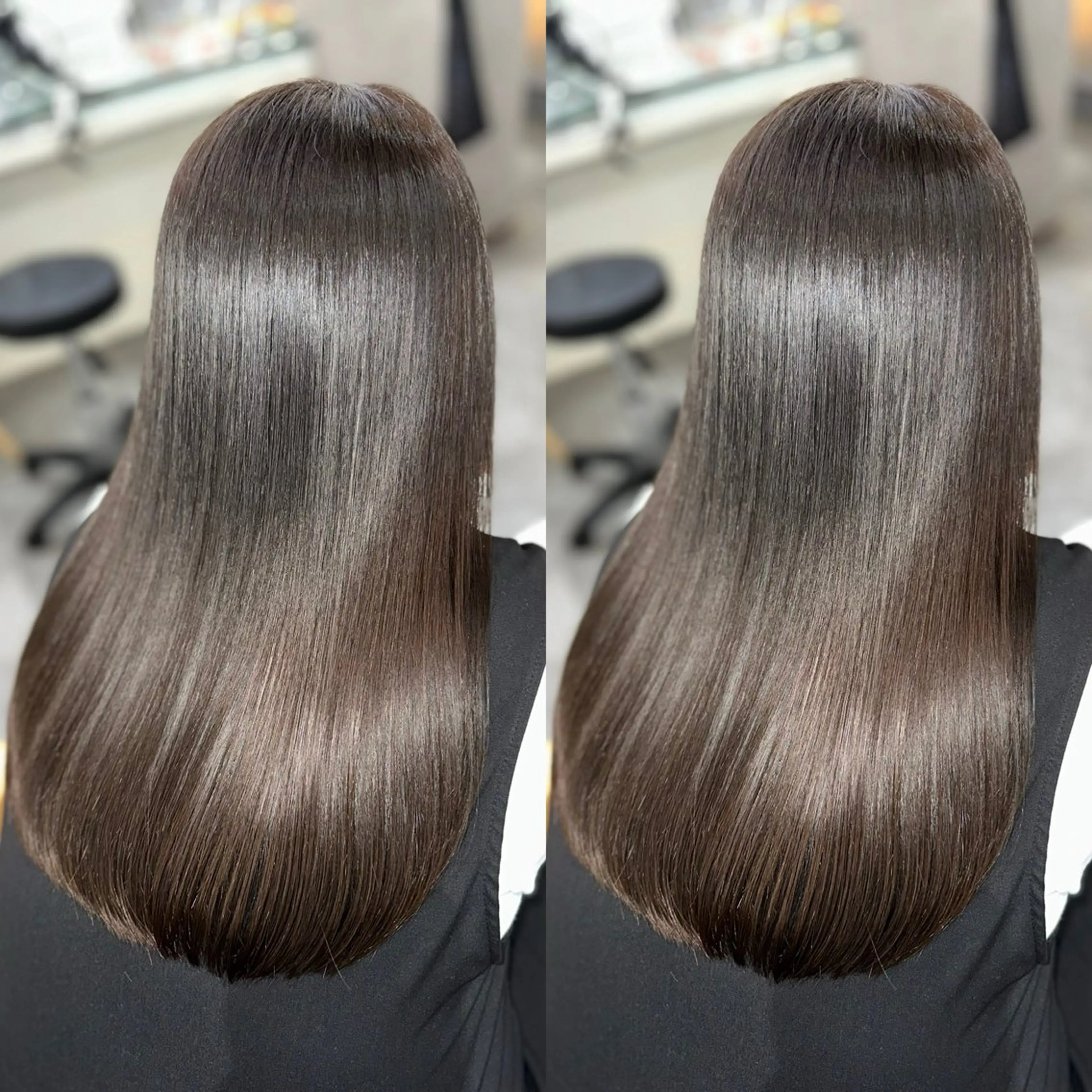 ロング 髪質改善🩵縮毛矯正 代々木/木下のヘアスタイル