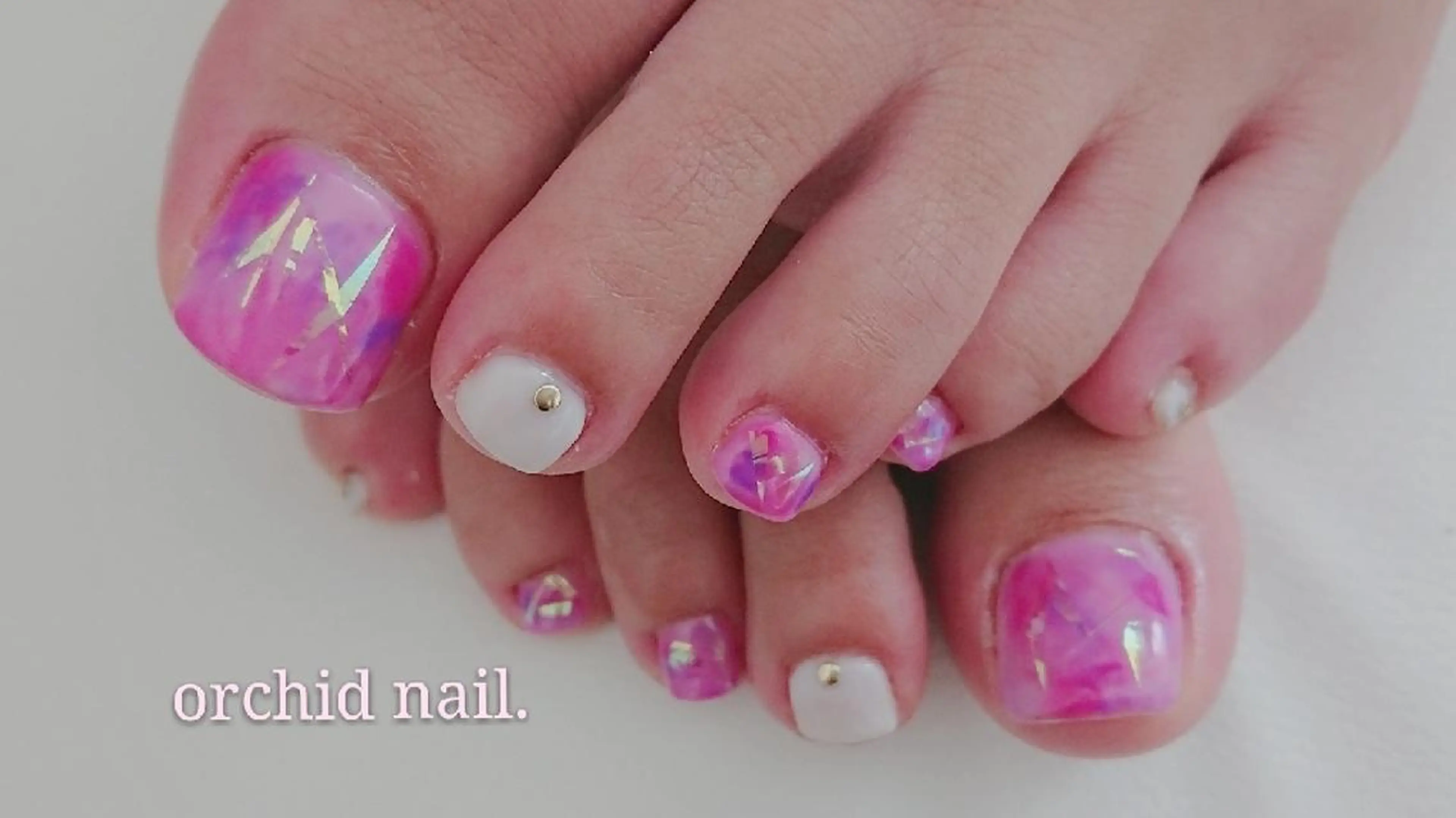 ネイル orchid ♡オーキッドのネイルデザイン