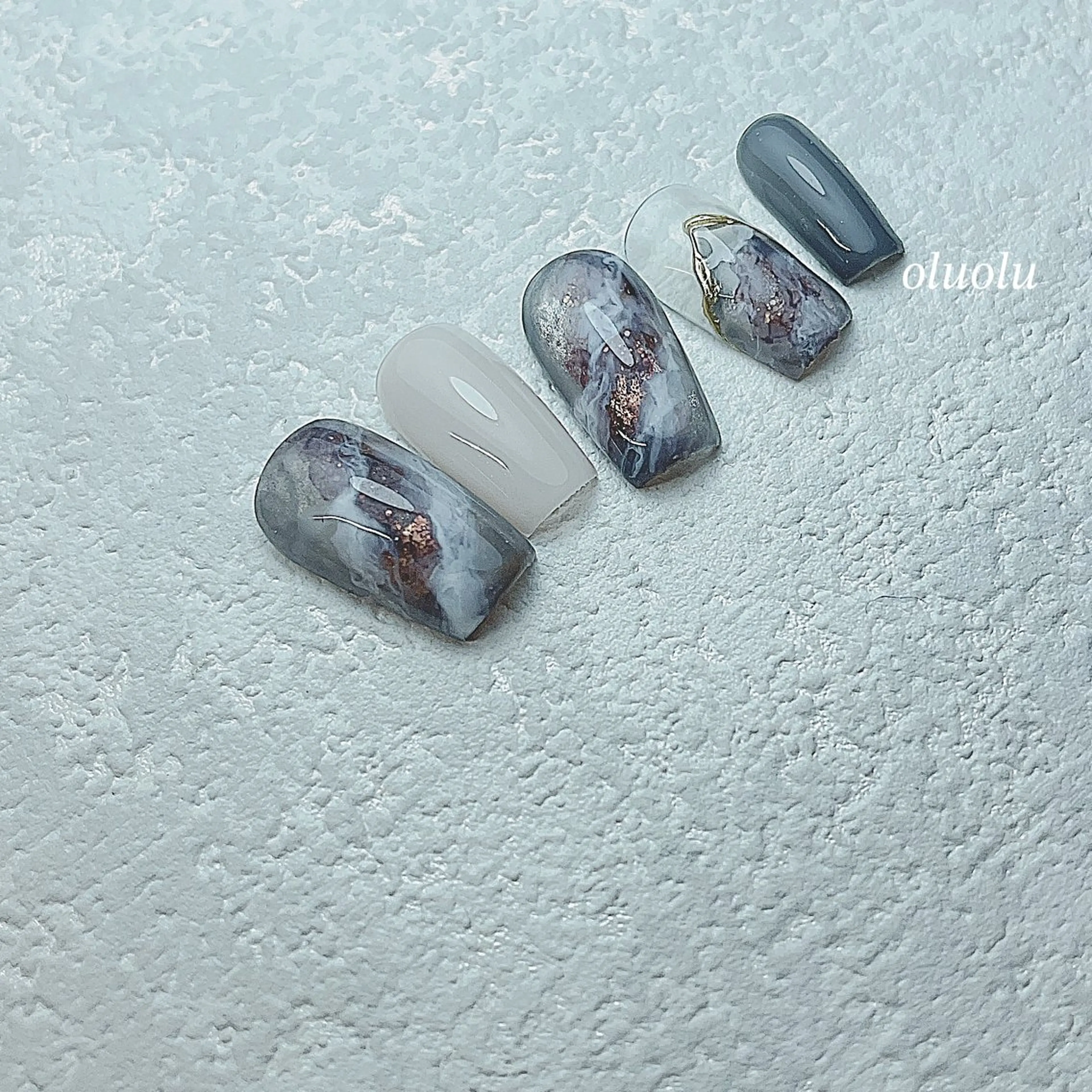 ネイル アートネイル フットネイル マグネットネイル ニュアンスネイル ハンドネイル 大村 紬華のネイルデザイン