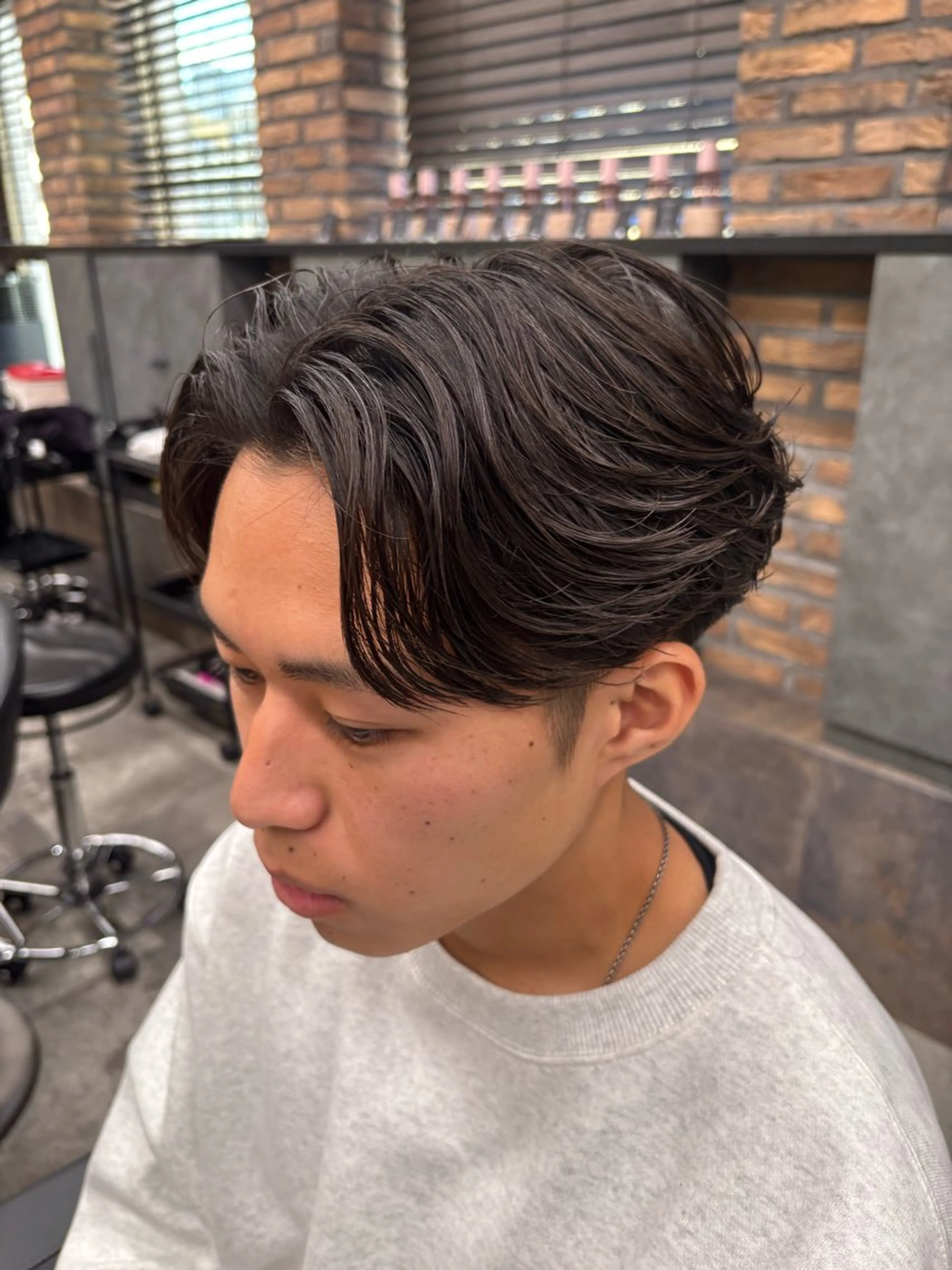 メンズ カット パーマ 🪽直毛男子の救世主 🪽フェザーパーマのヘアスタイル