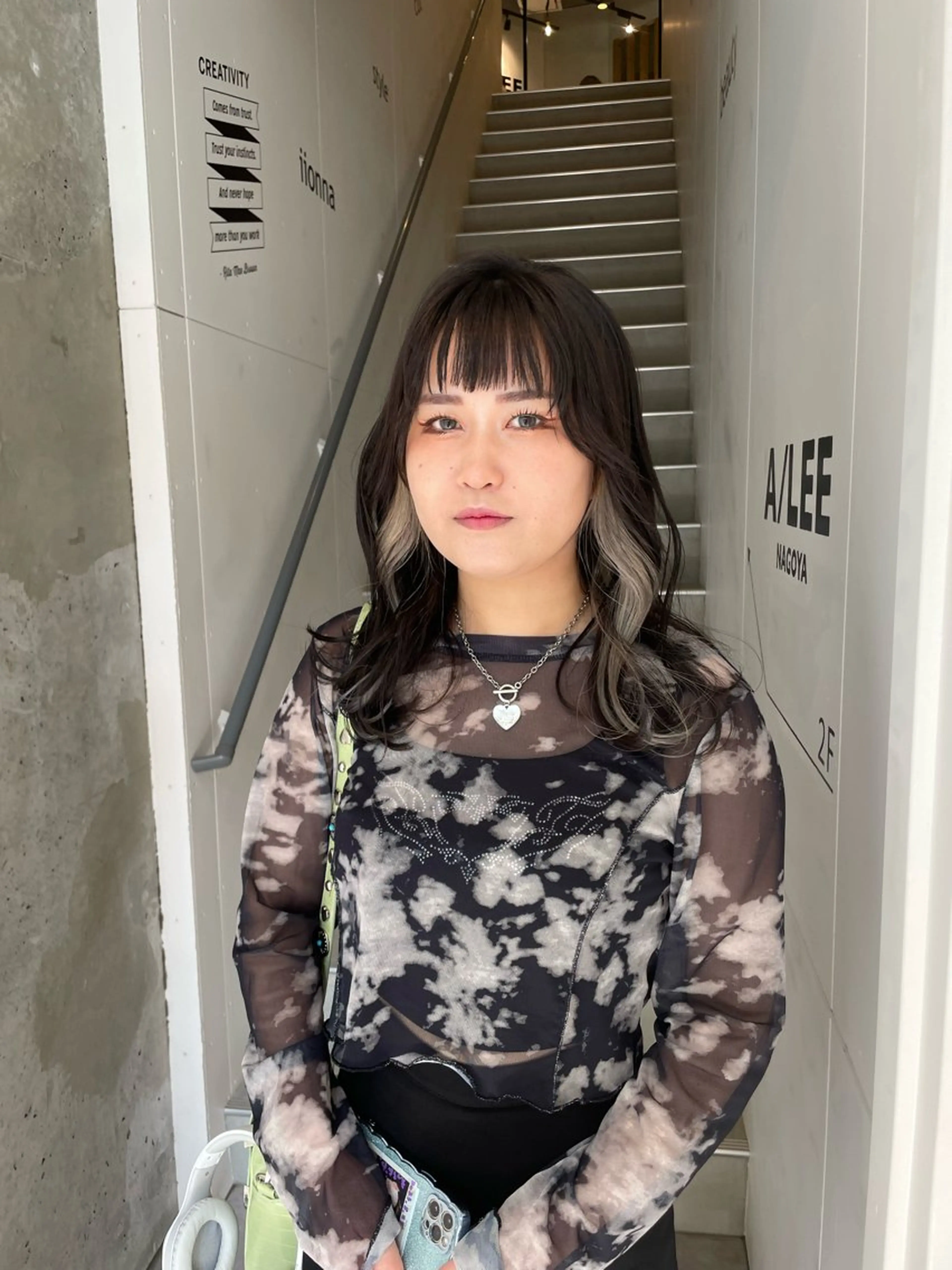 セミロング ヘアカラー A/LEE所属・久保田 千尋のヘアスタイル