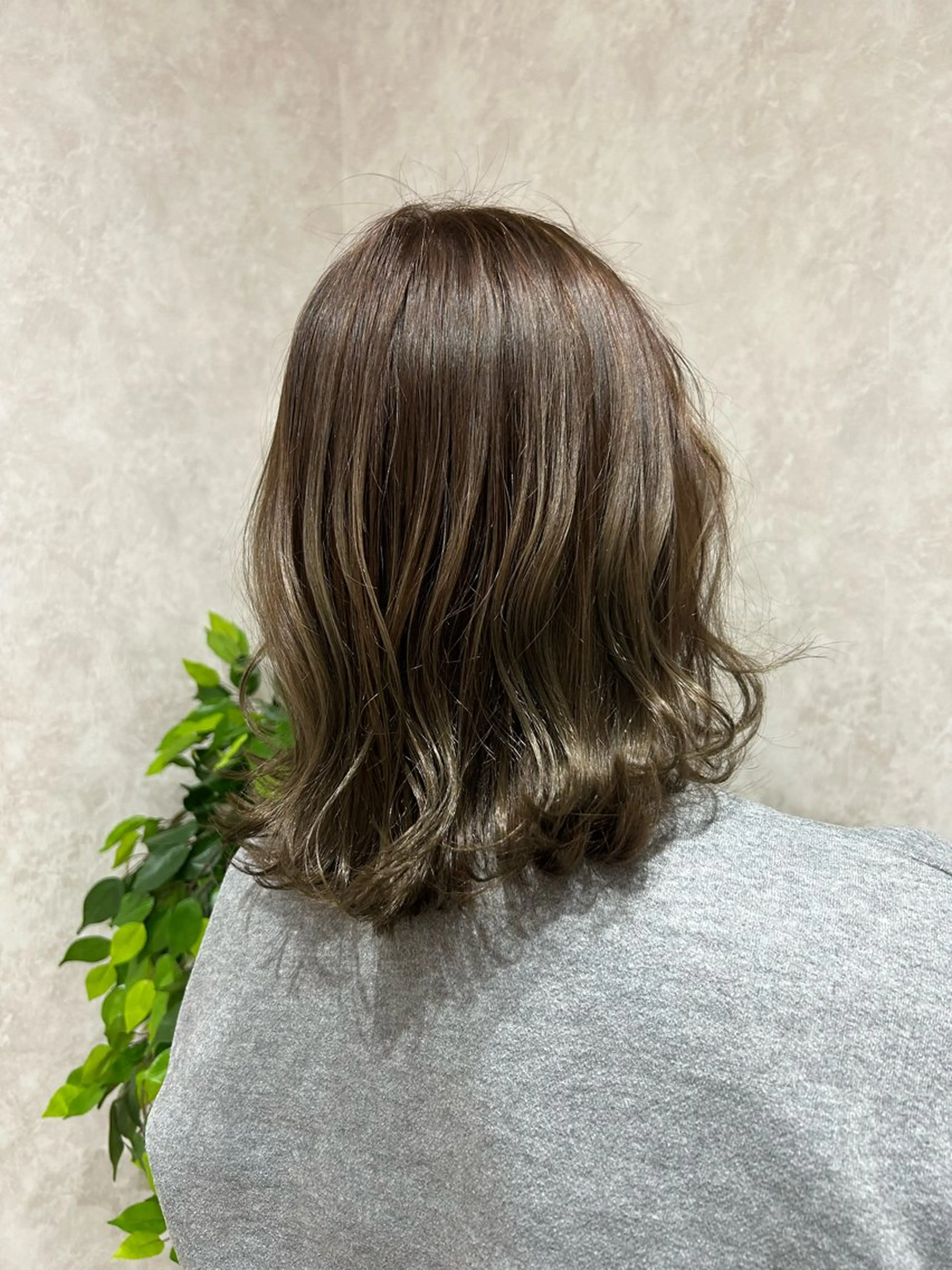 ミディアム カラー ヘアカラー トリートメント ヘアセット 💙まこと💙艶 カラー(Rico)のヘアスタイル