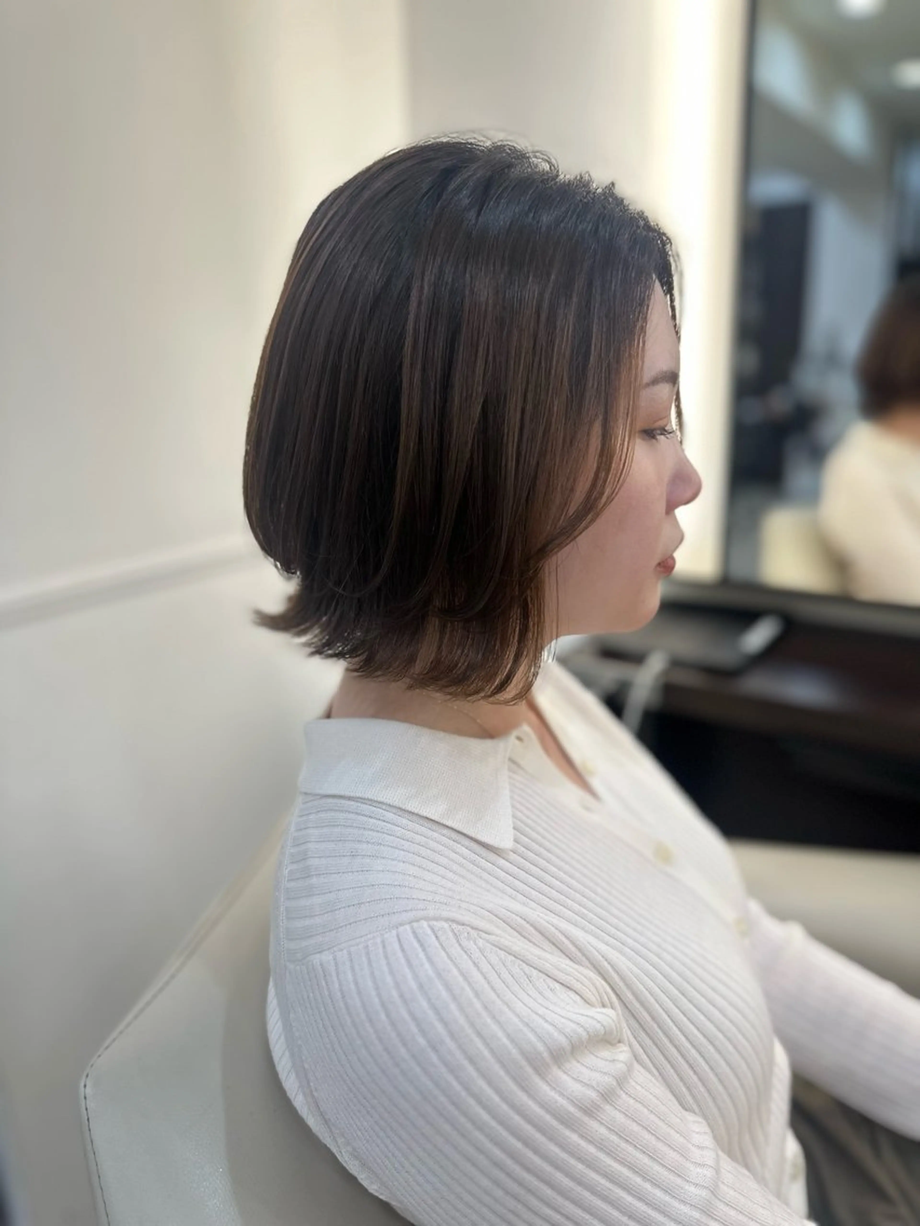 ショート ボブ レイヤーカット パーマ/カットモデル /mikuのヘアスタイル
