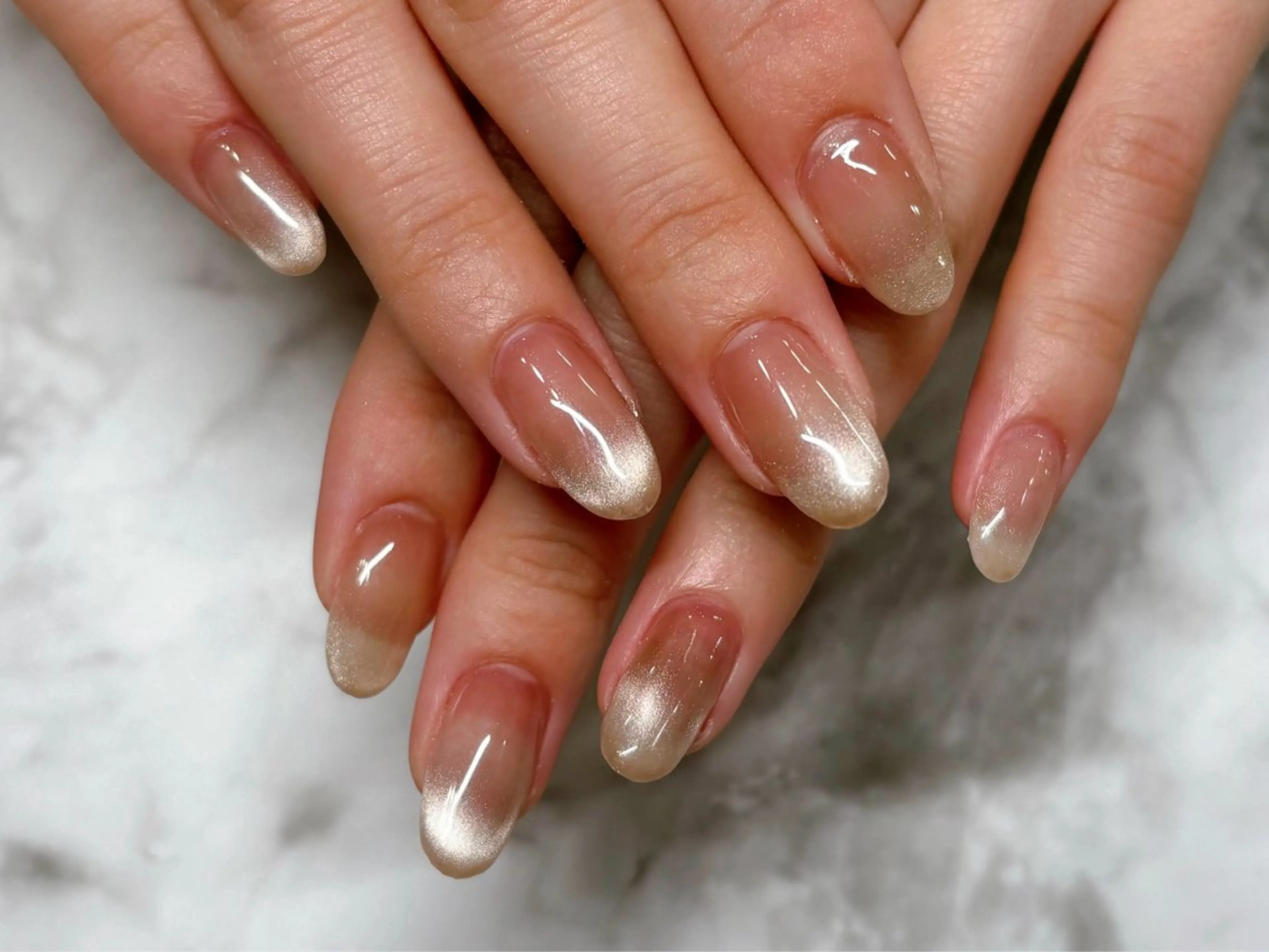 ネイル マグネットネイル オフィスネイル Lani🌈Nail Konatsuのネイルデザイン
