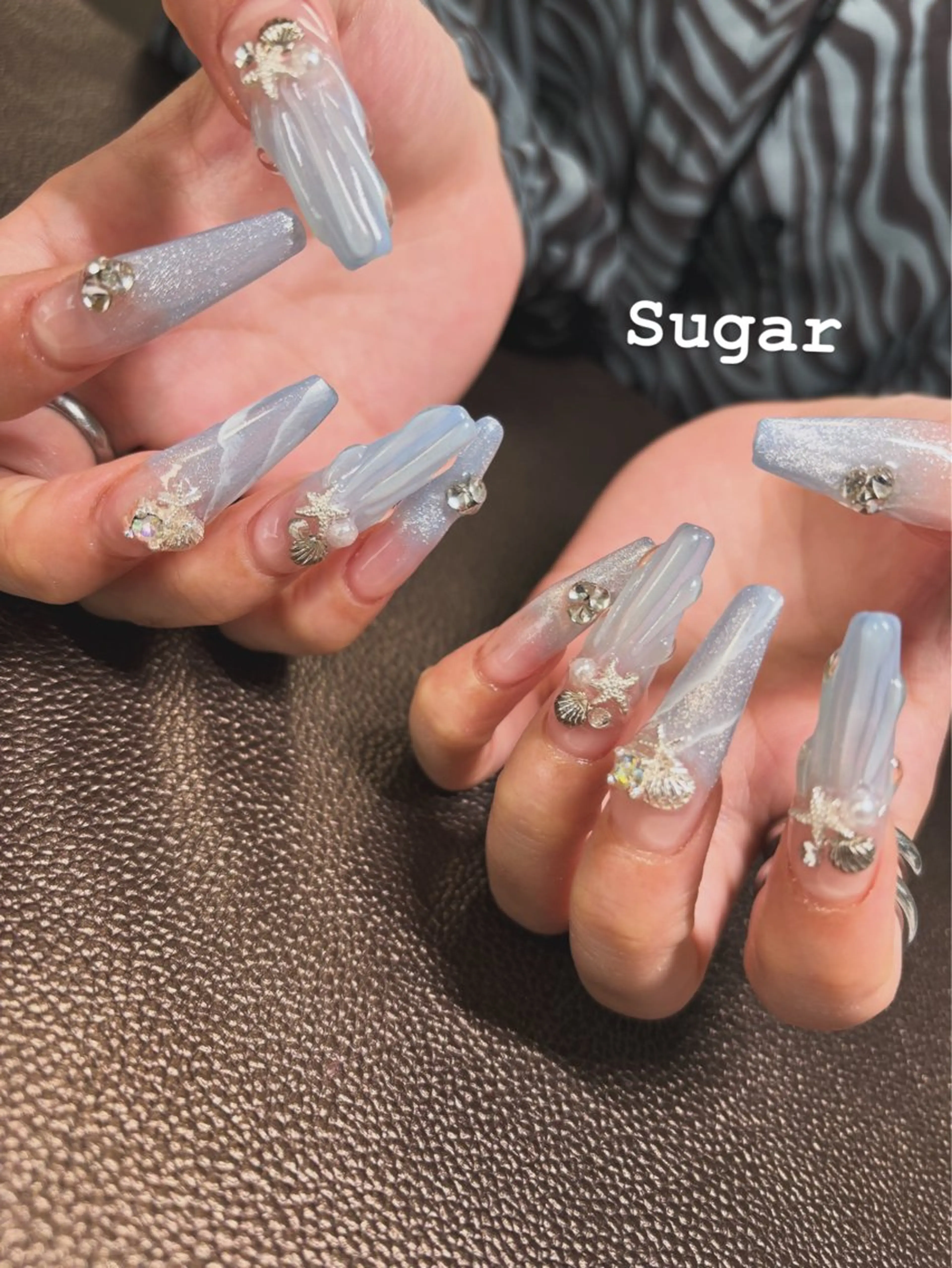 ネイル ネイルチップ ハンドネイル Sugar Erikaのネイルデザイン