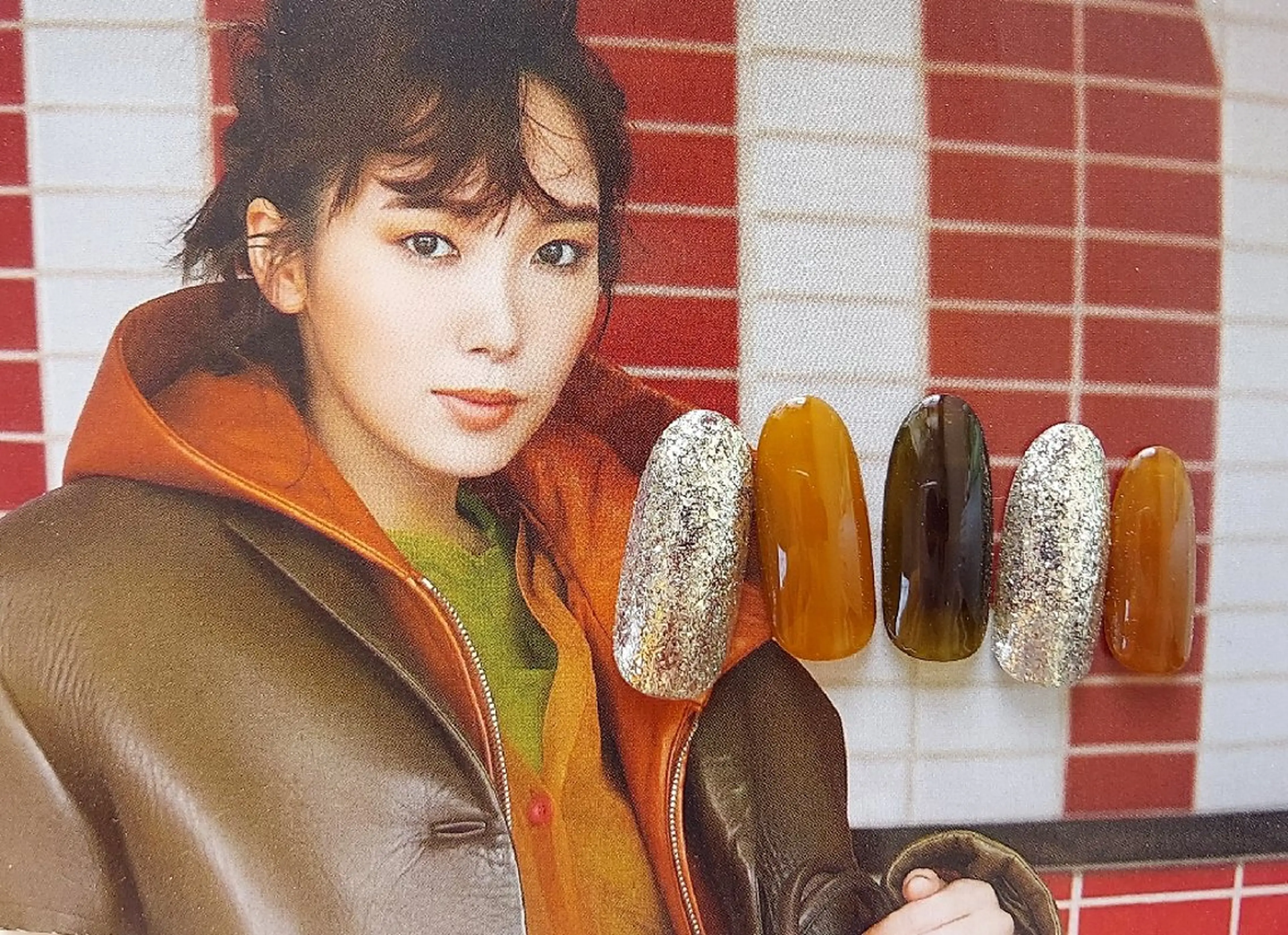 色で楽しむワンカラー(３色まで)ラメ、ギャラクシーも♡の写真