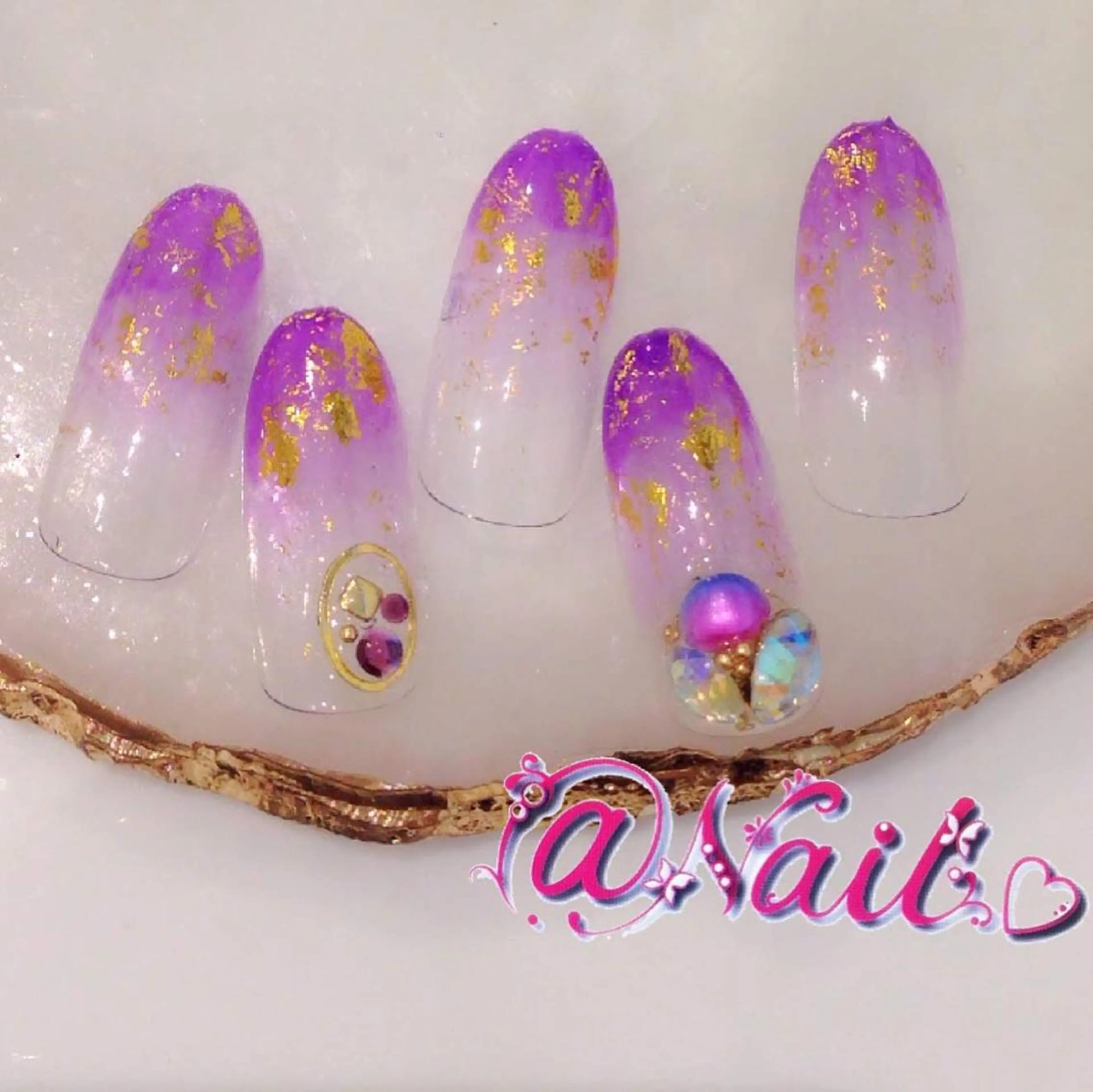 ネイル ネイルチップ 小尾 栞のネイルデザイン