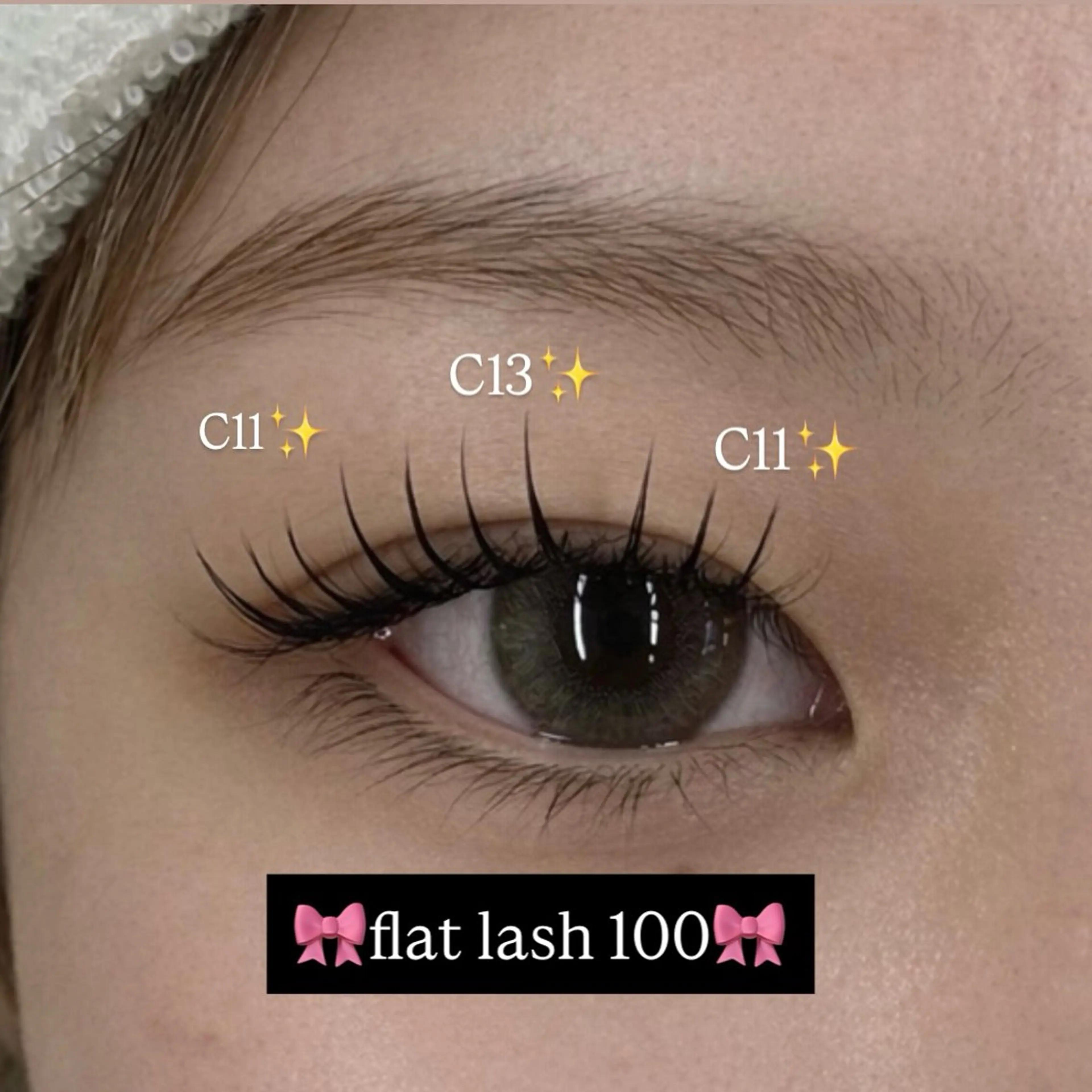 大人気!フラットラッシュ✨(100本)束感まつ毛💞✨/オフ可の写真