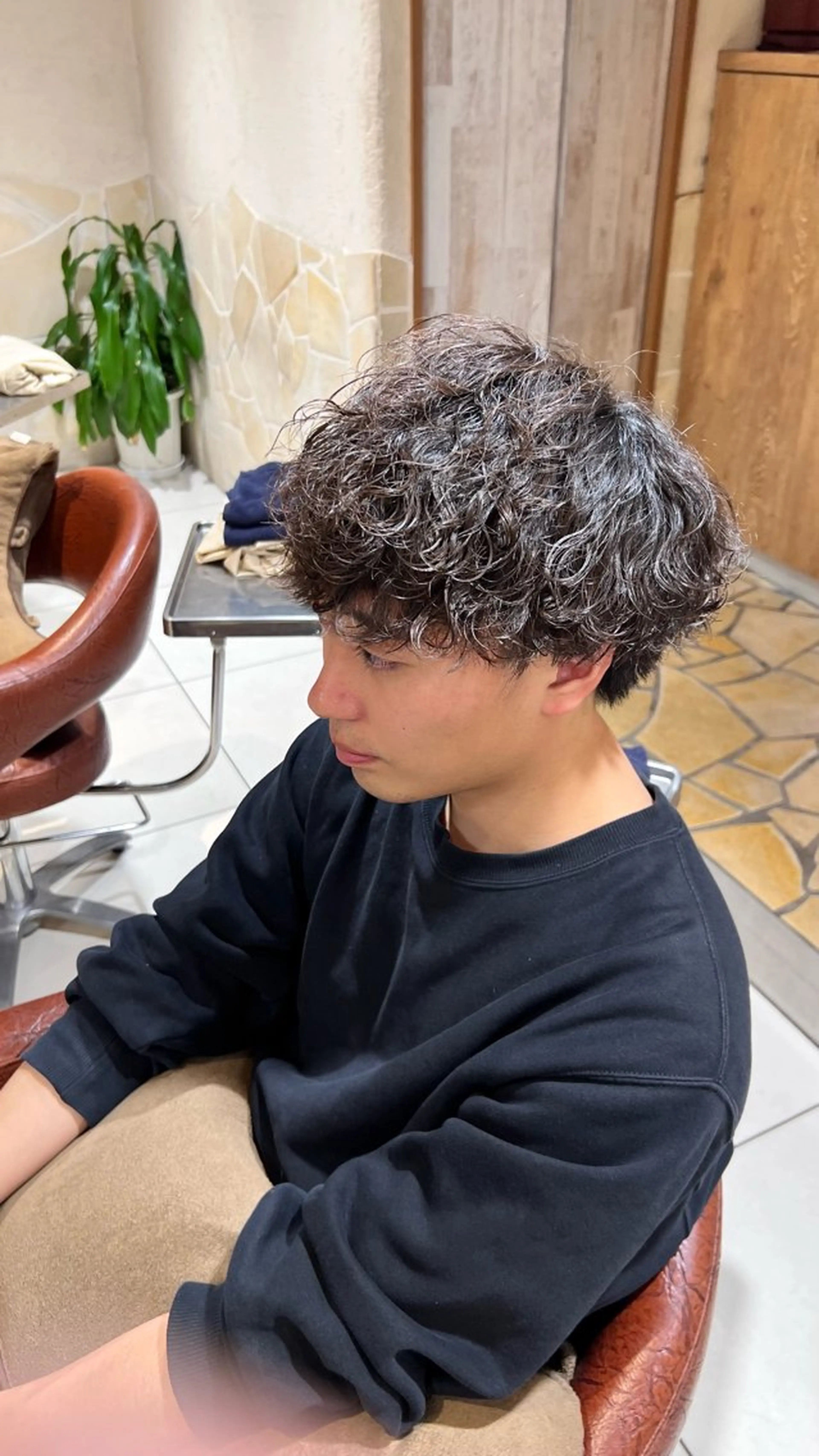 パーマ メンズ カット パーマ 新宿/メンズパーマ/ メンズ特化/和田瑞生のヘアスタイル