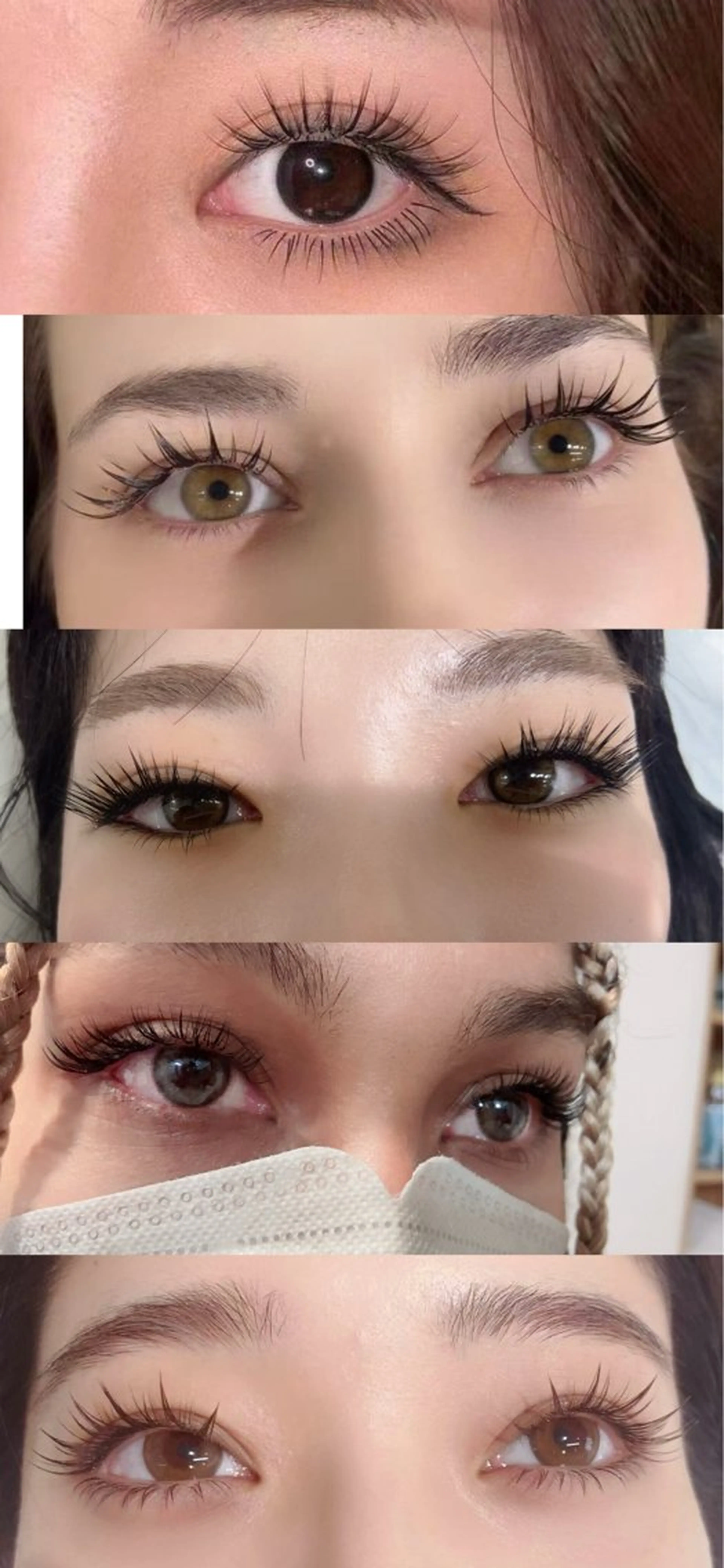 マツエク・マツパ フラットラッシュ Lカール 柏 木のマツエク・マツパデザイン