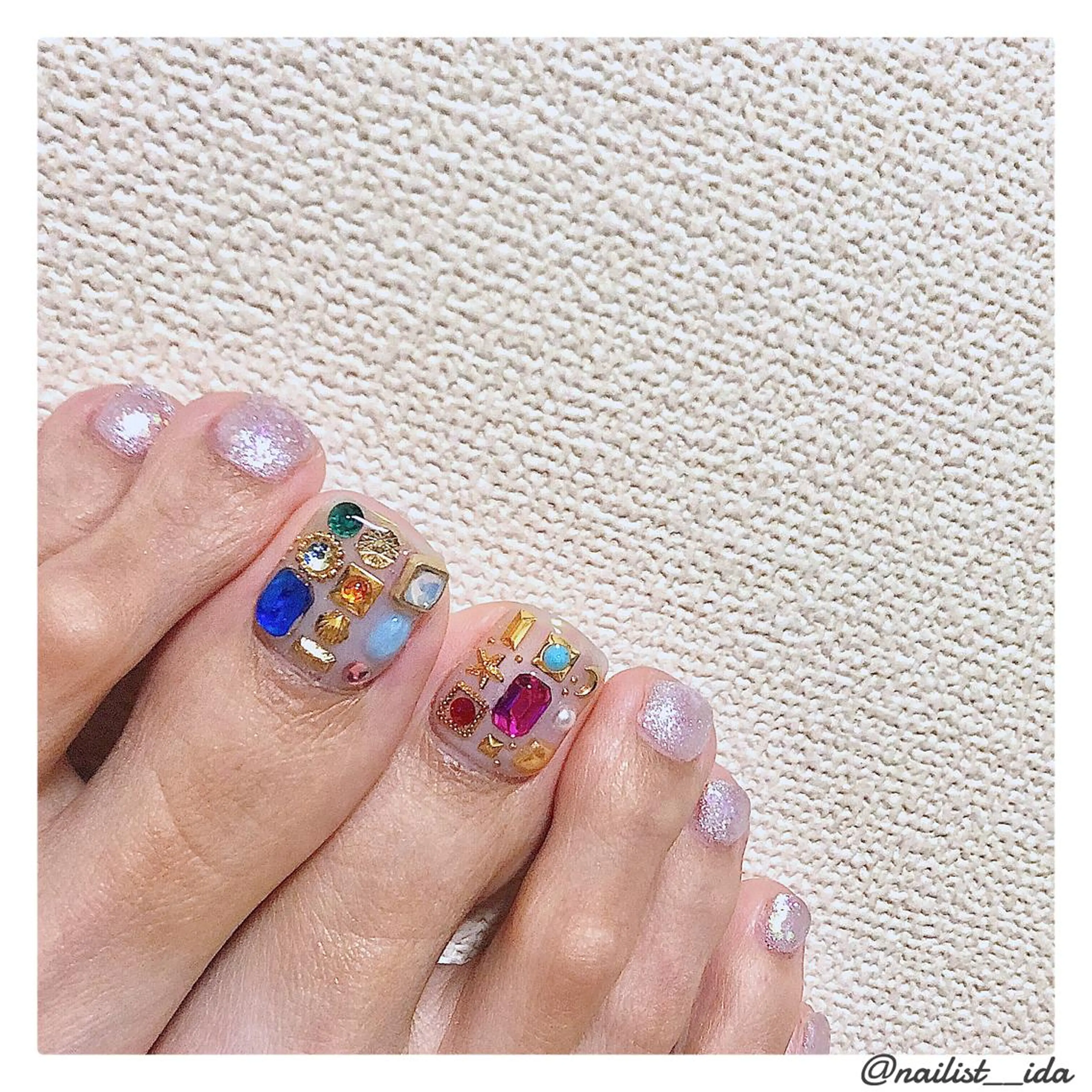 ネイル アートネイル フットネイル Arowa 伊田のネイルデザイン