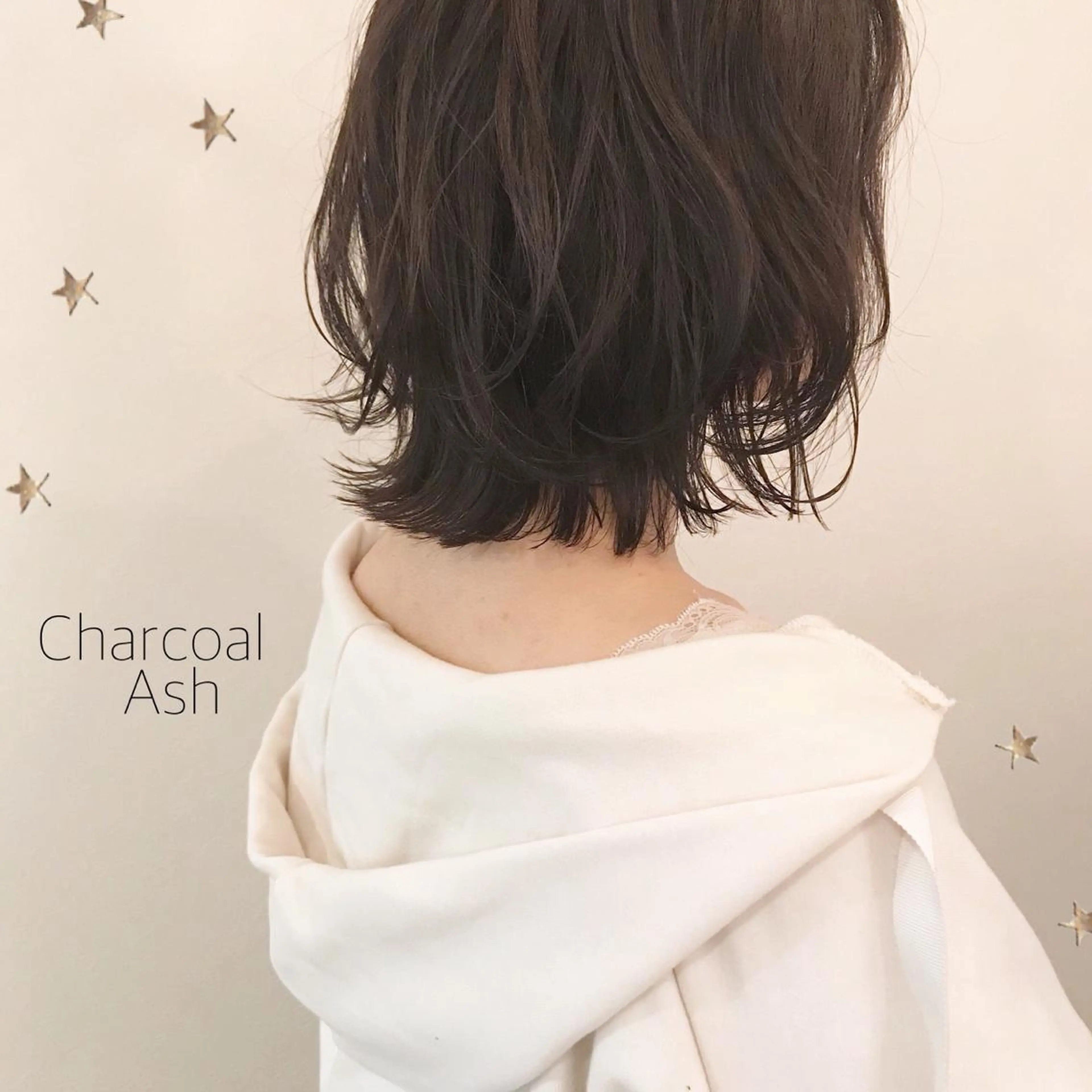 ミディアム カラー 市川 千夏のヘアスタイル