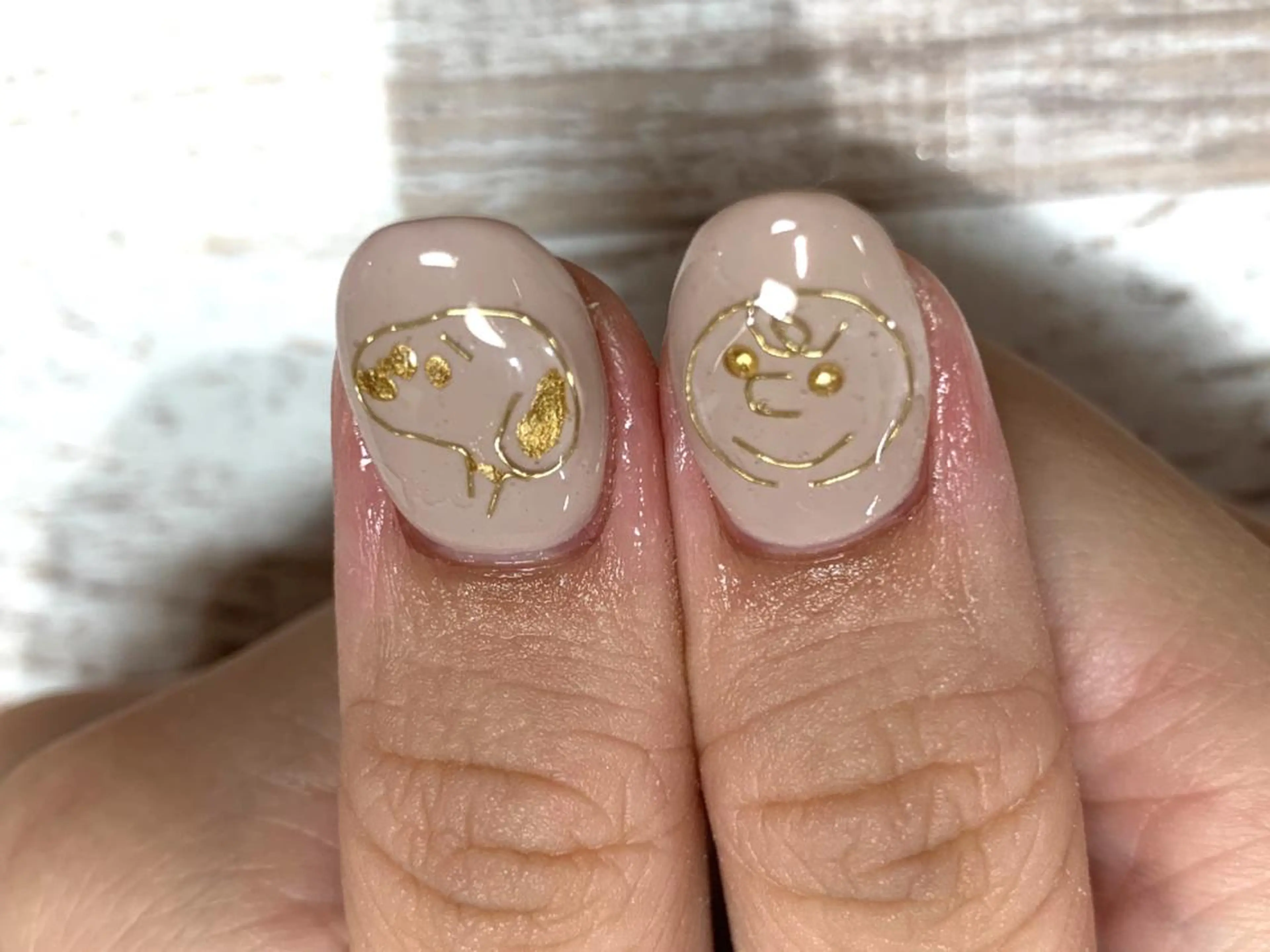 ネイル ブラウン . SHIORIのネイルデザイン