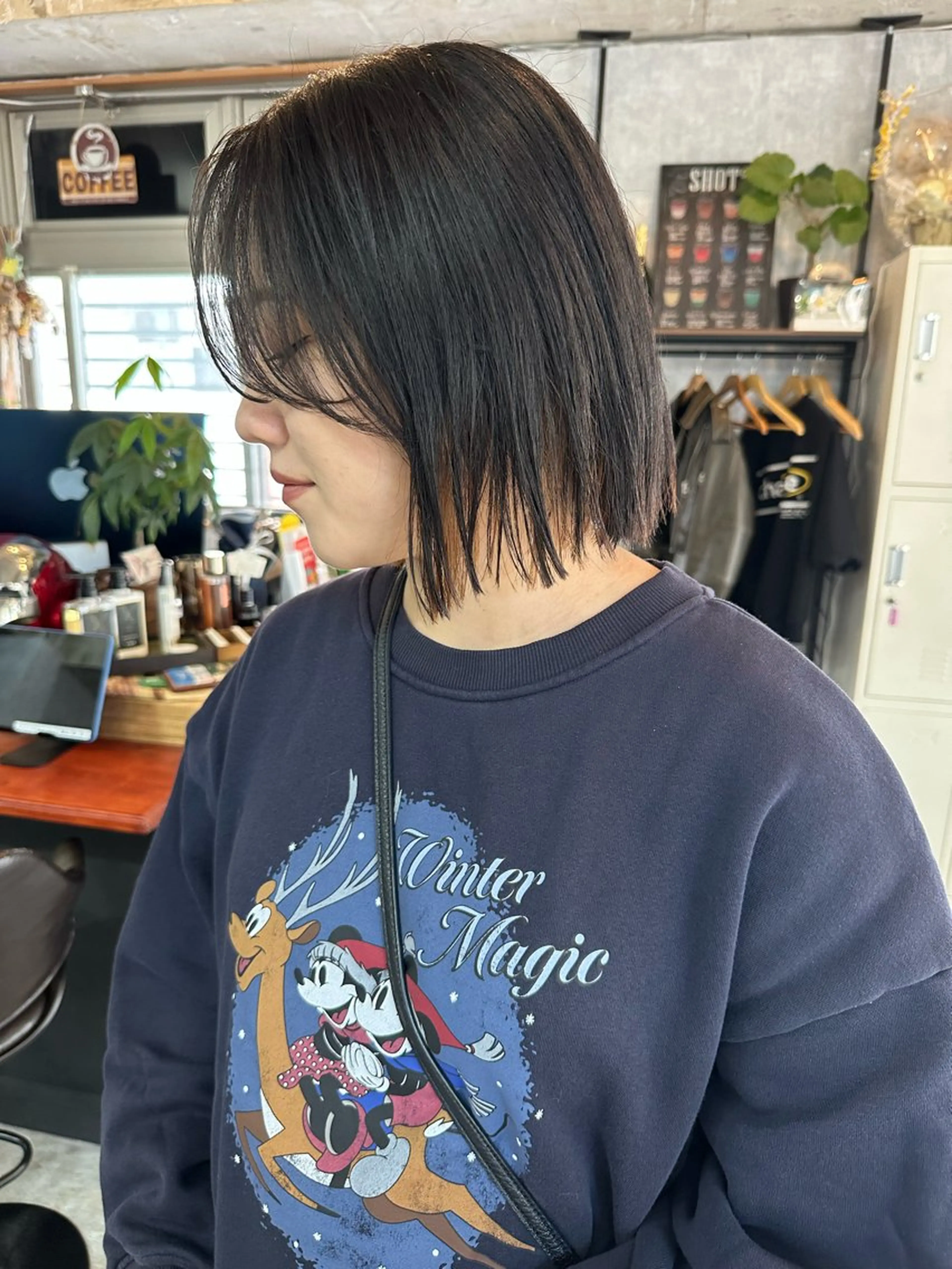 ショート 切りっぱなしボブ ショートボブ ハンサムショート 丸みショート ボブ カット 縮毛矯正 トリートメント C’LD hair  produce /シールドヘア所属・モテ髪/ボブ/ショー ト/アダチフウトのヘアスタイル