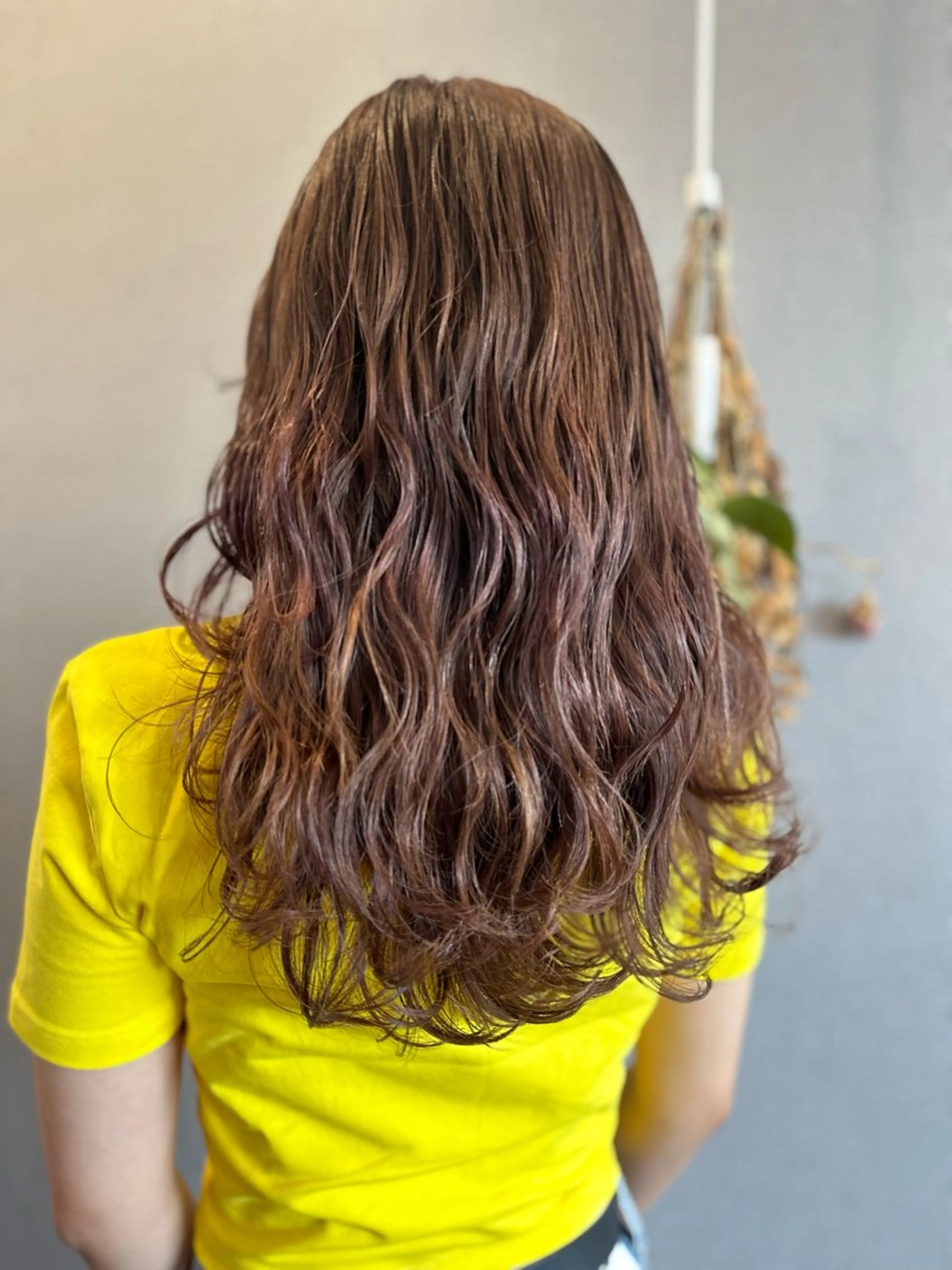 ロング カラー カット ヘアカラー トリートメント K Harukaのヘアスタイル