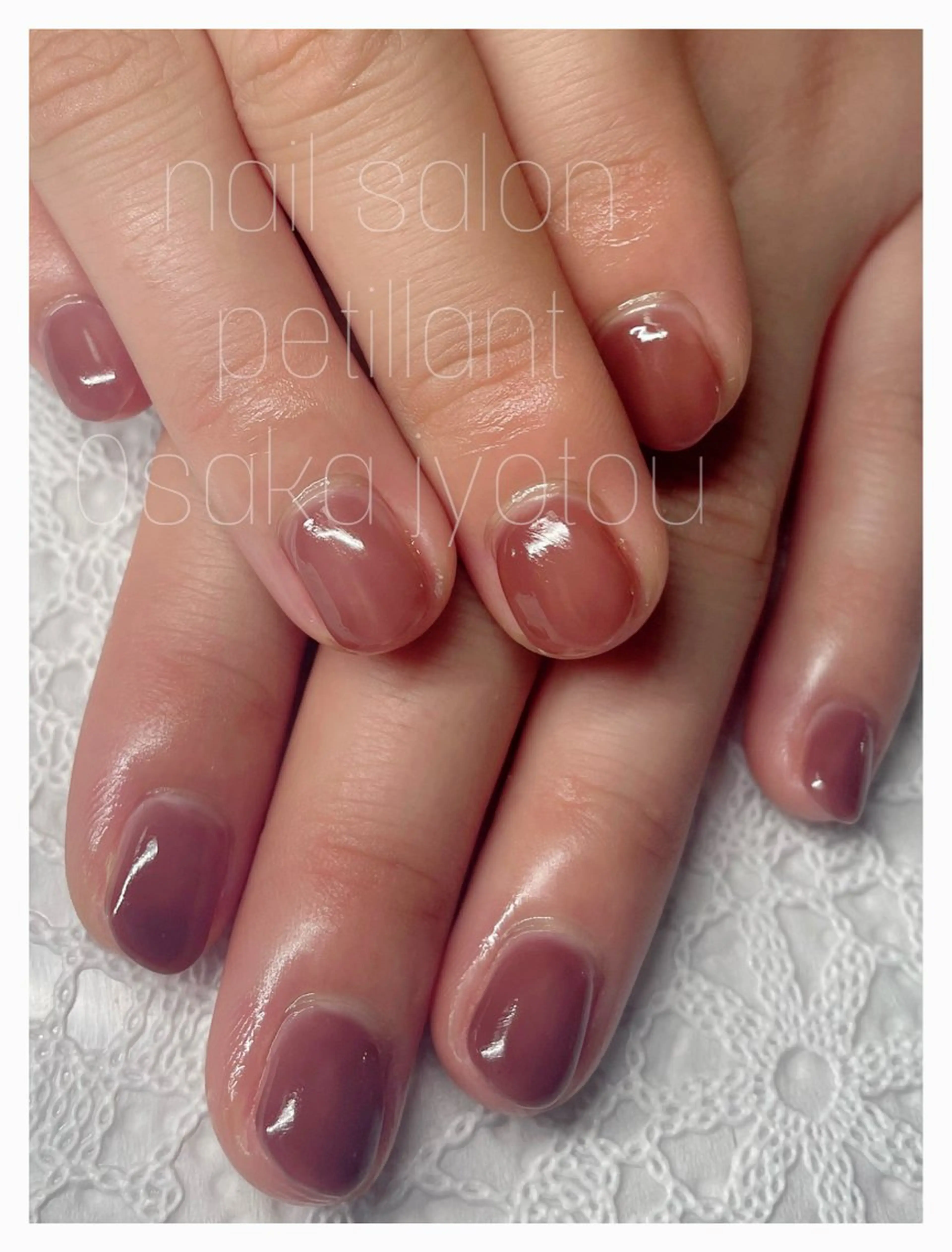 ネイル クリアネイル nail salon petillantのネイルデザイン