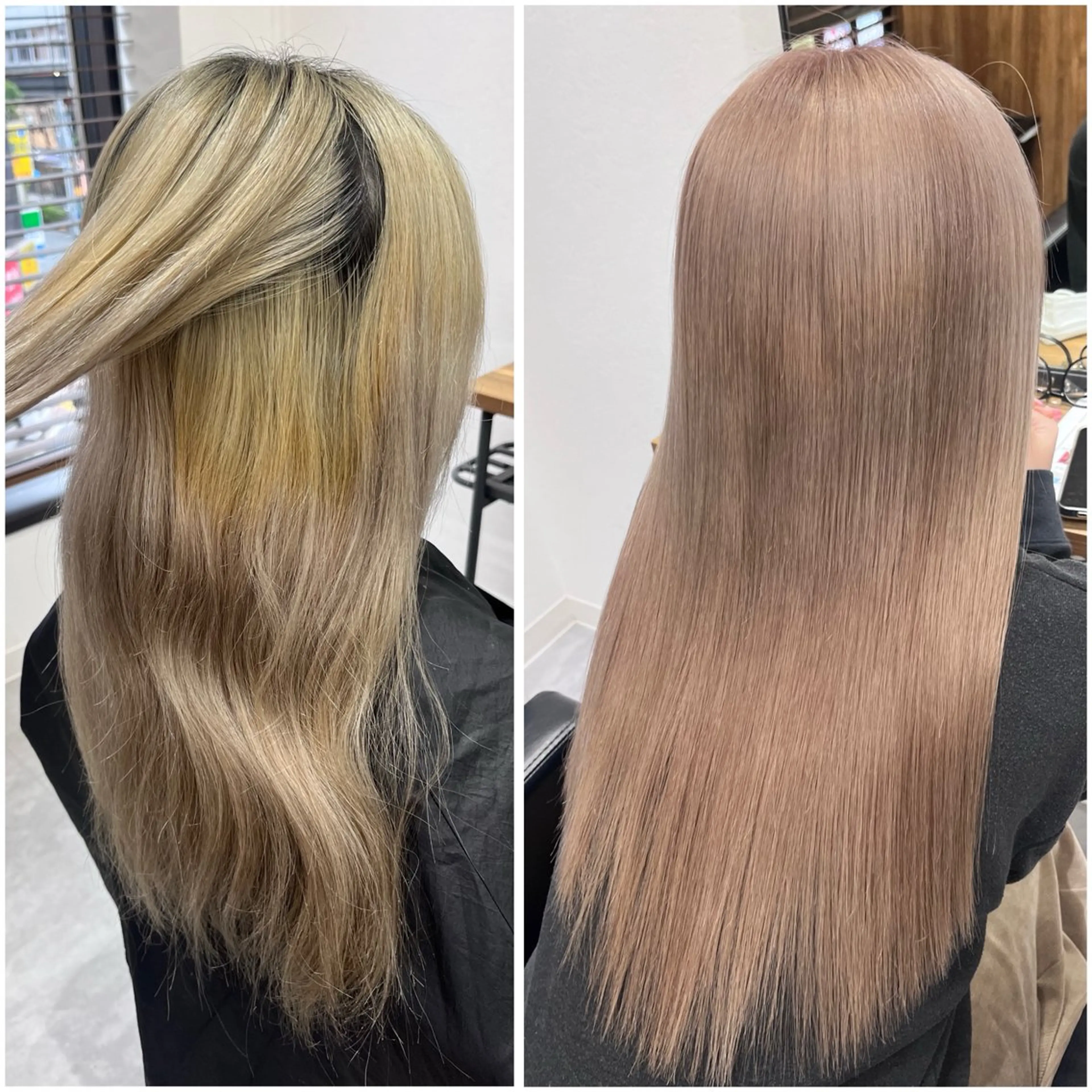 セミロング カラー ヘアカラー トリートメント MAKO ❤️‍🔥NEXTのヘアスタイル