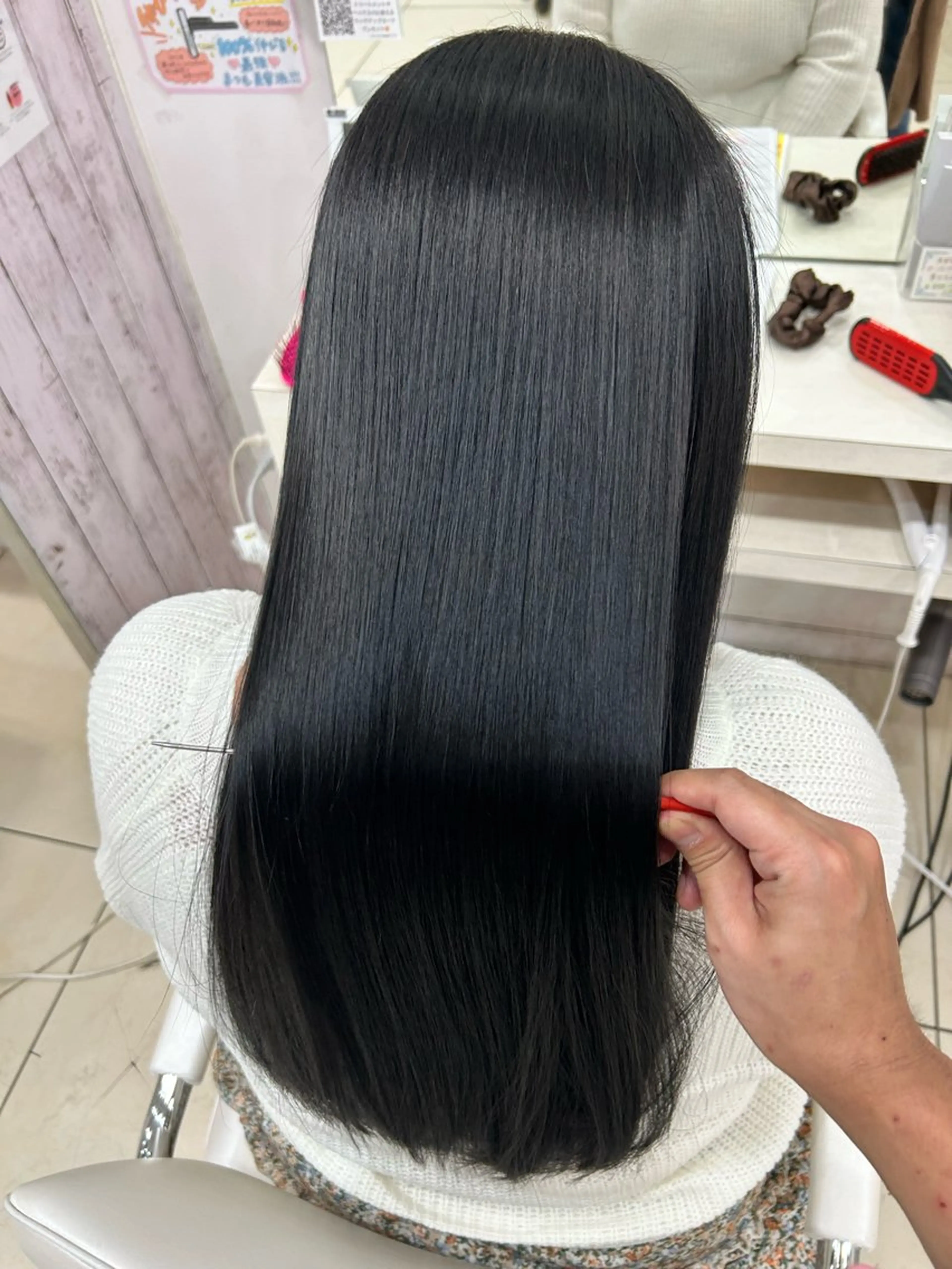 ロング カット ヘアカラー トリートメント 【髪質改善カラー】 瀧田嵐士🇰🇷のヘアスタイル