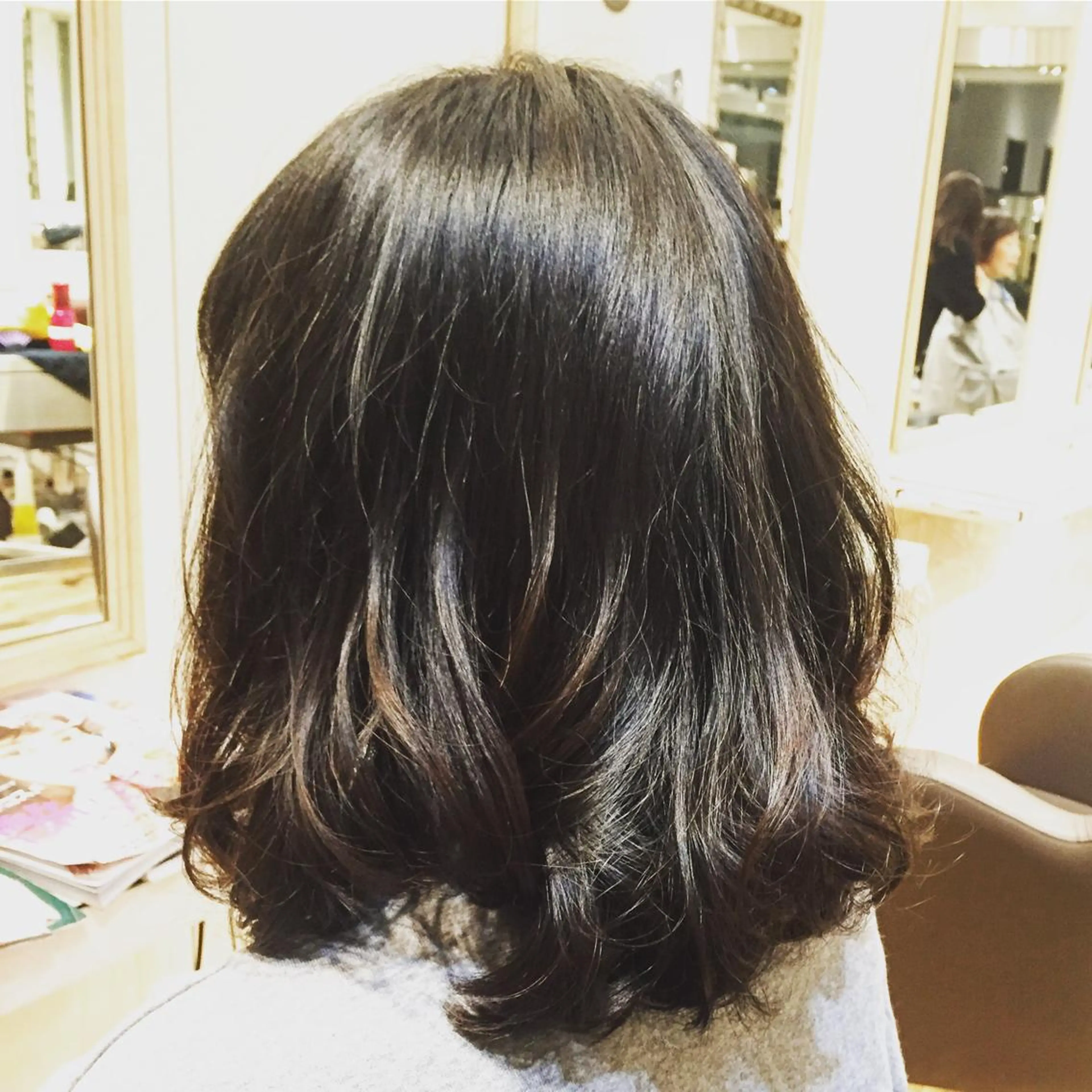 ミディアム ヘアアレンジ レイヤーカット ⚪︎ YUNAのヘアスタイル