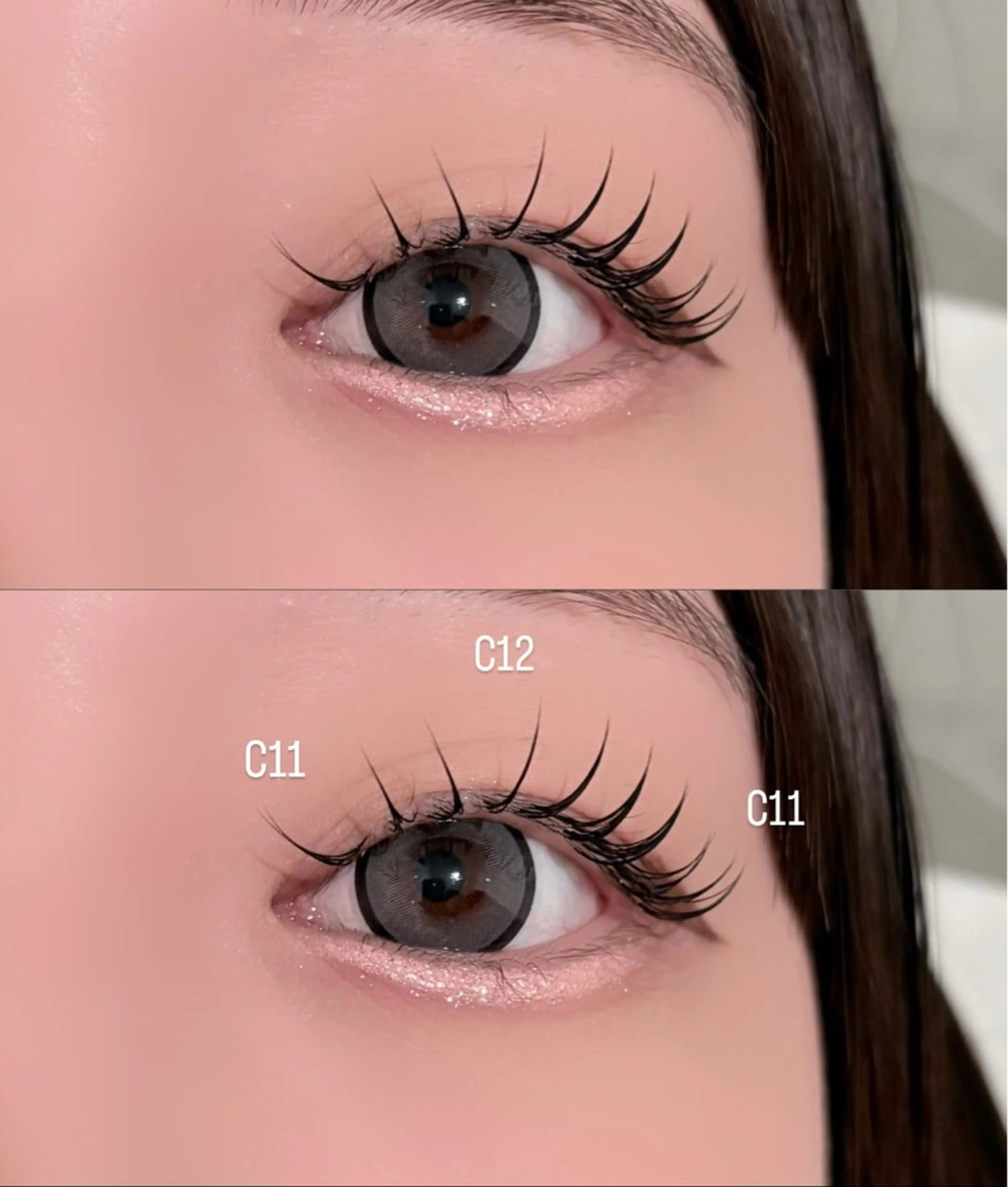 マツエク・マツパ ミンク meRK manamiのマツエク・マツパデザイン