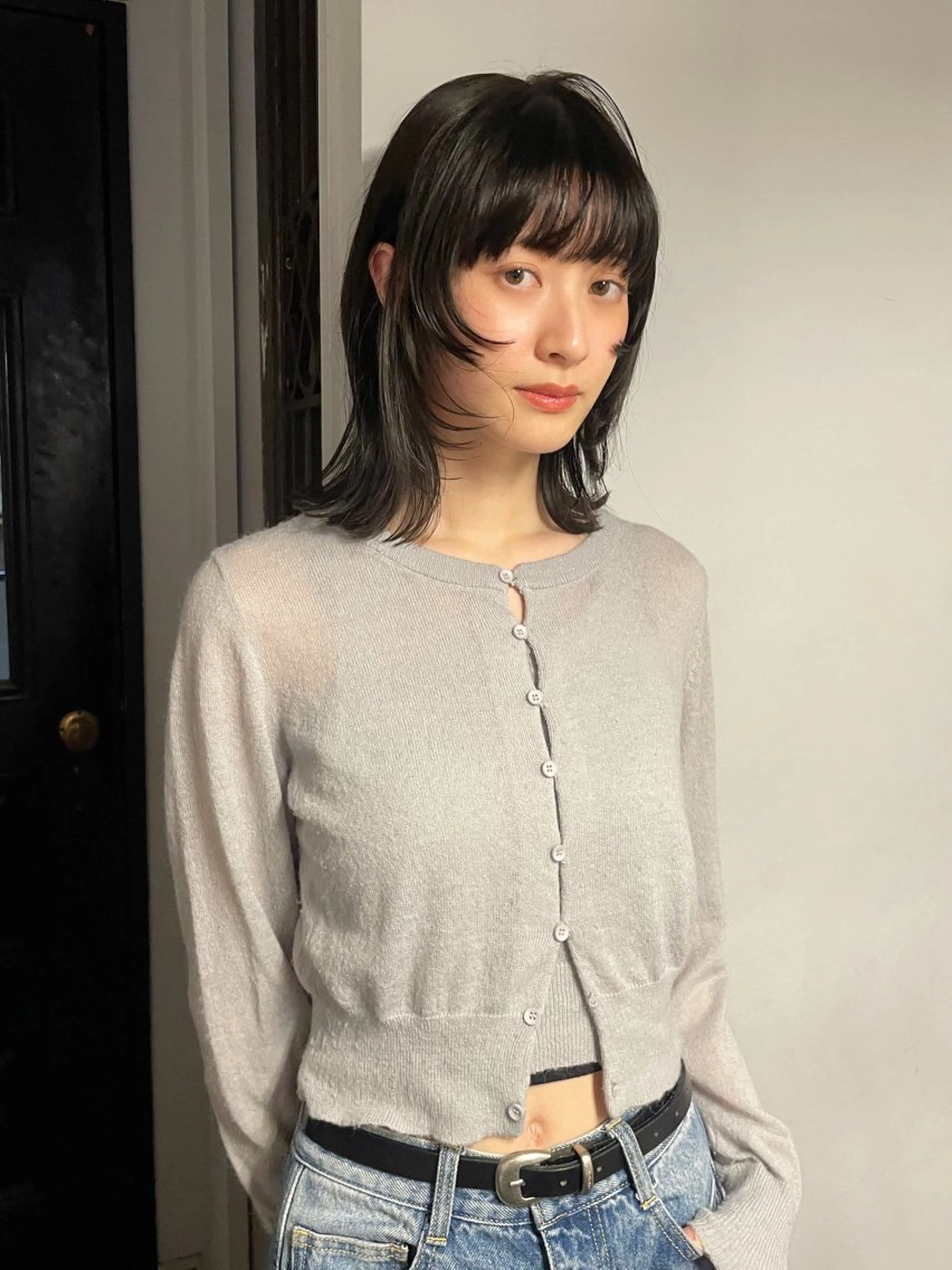 ミディアム カラー カット ヘアカラー トリートメント ボブ/ミディアム RIONAのヘアスタイル