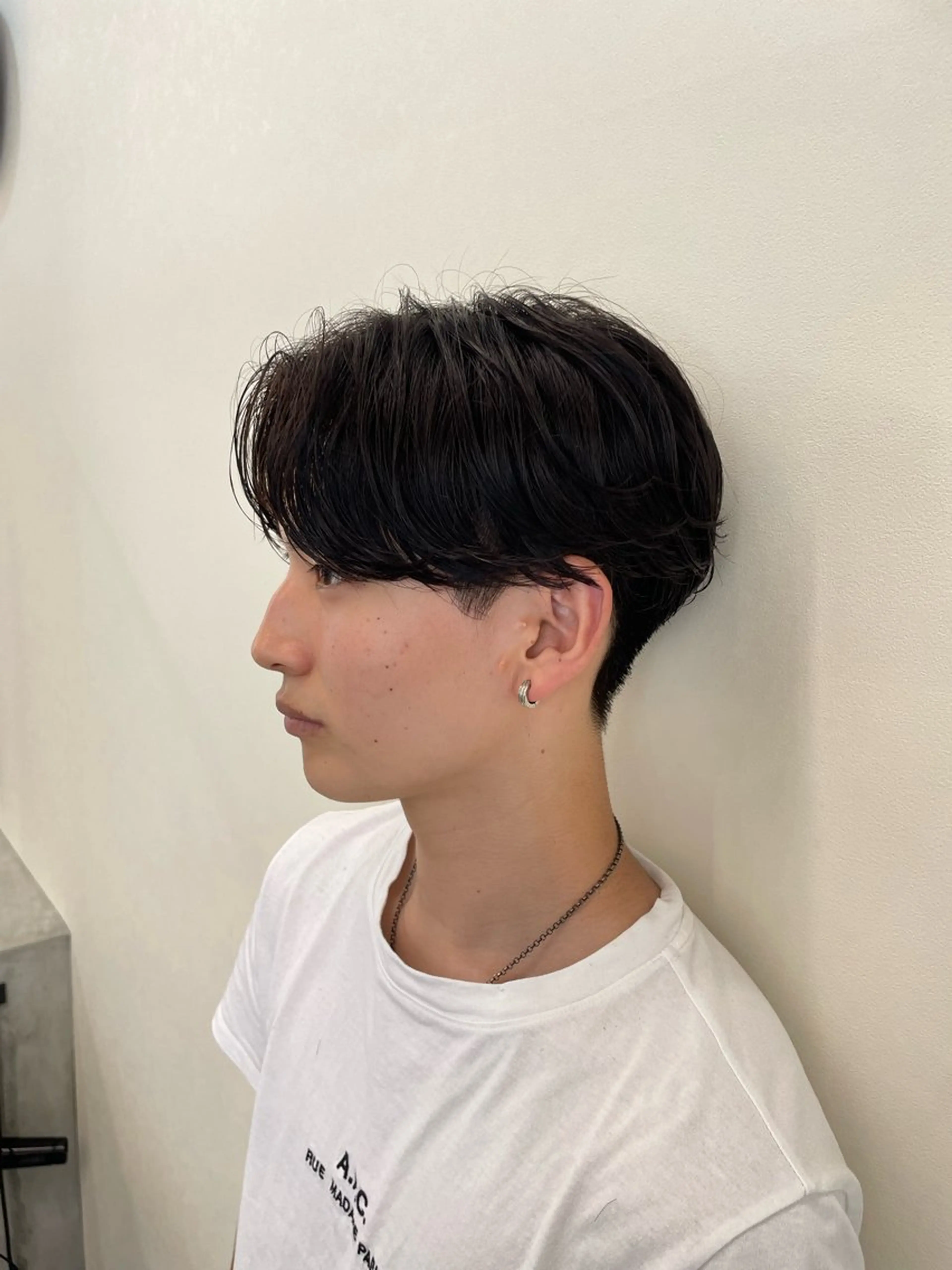 パーマ メンズ カット パーマ 大阪メンズ 美容師井上智博のヘアスタイル