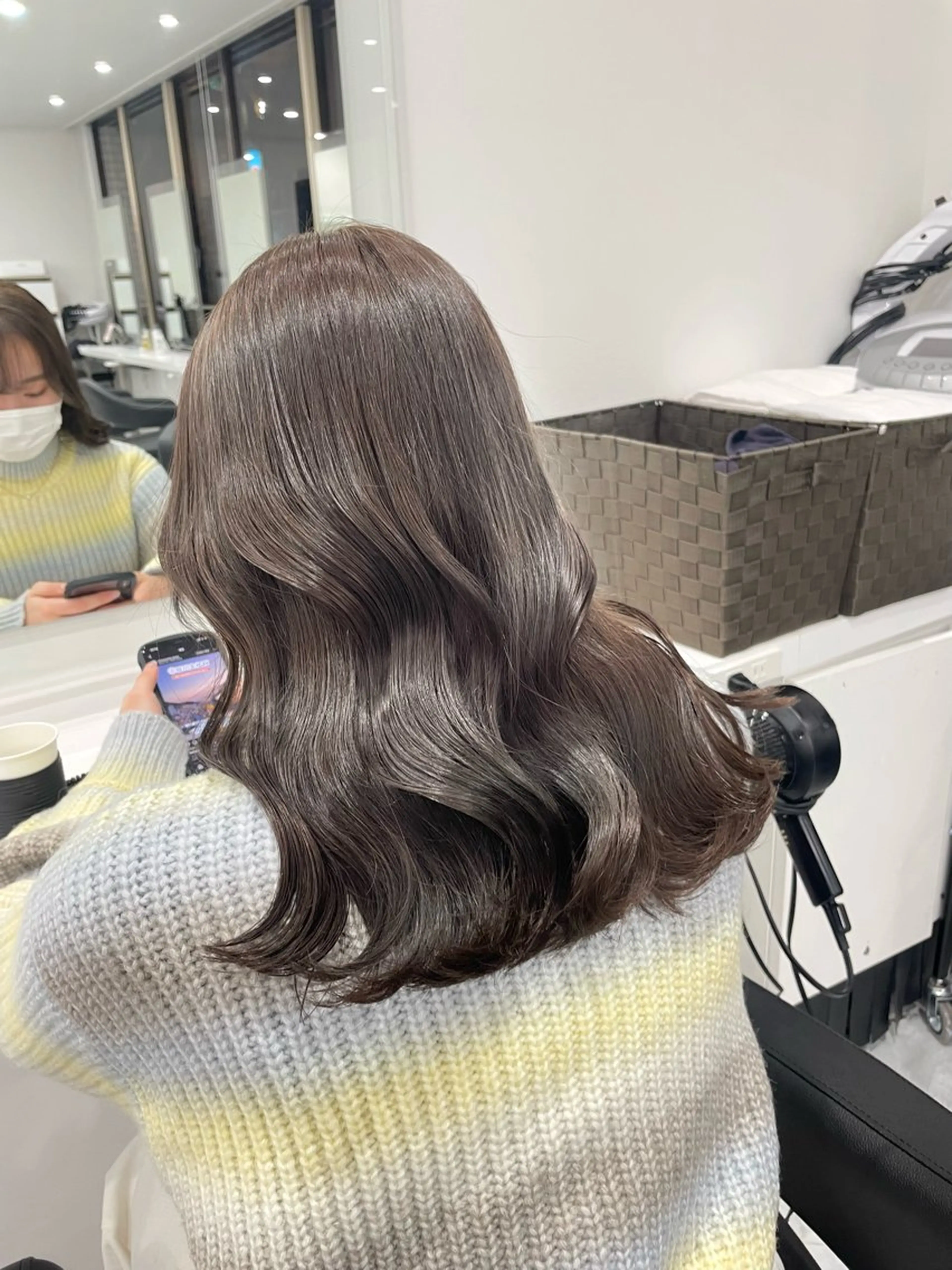 ミディアム カラー カット ヘアカラー トリートメント ヘアセット 渋谷指名1位💖 カラーの達人❣️のヘアスタイル