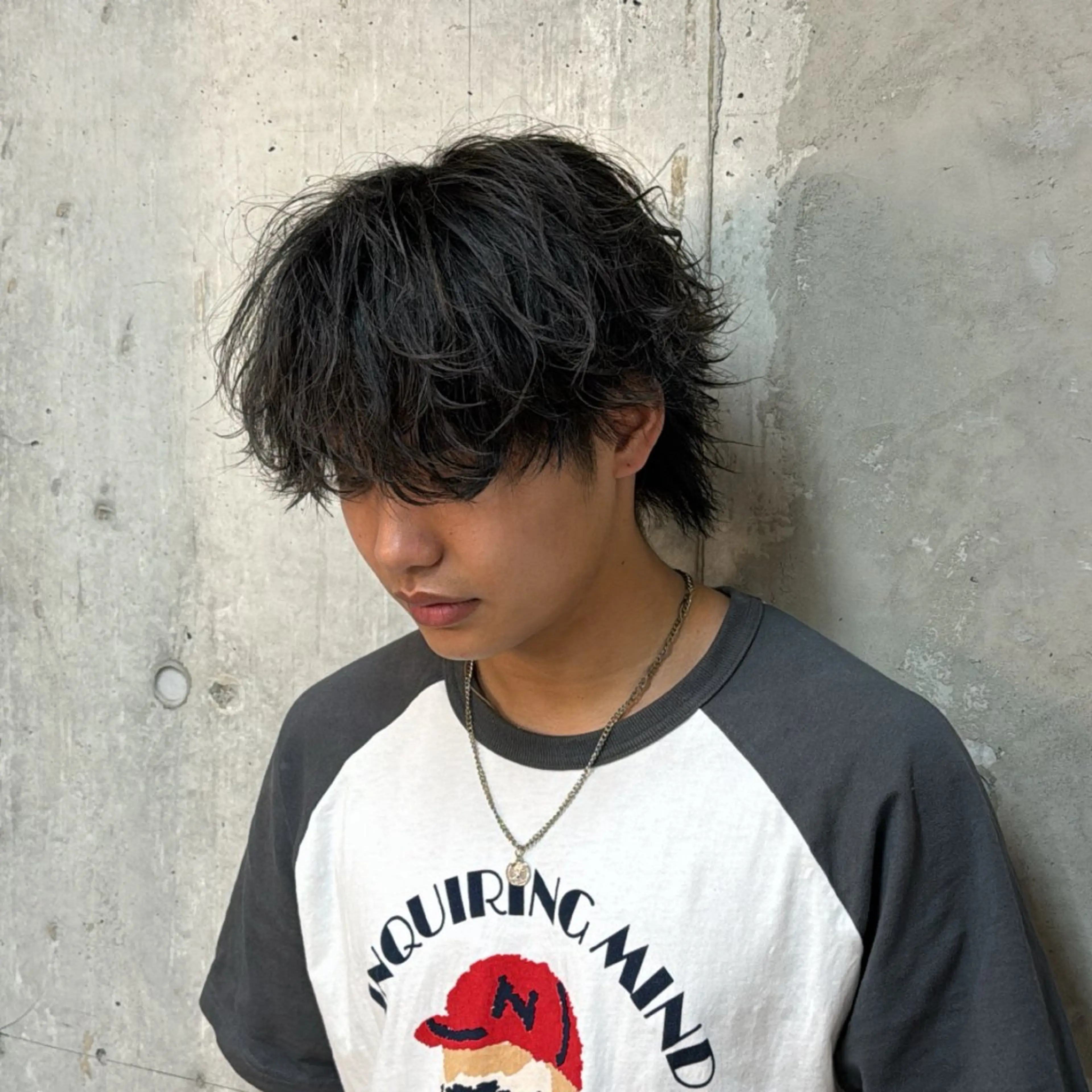 パーマ メンズ カット パーマ ‎🤍モテ/メンズ KEISHO🩶のヘアスタイル