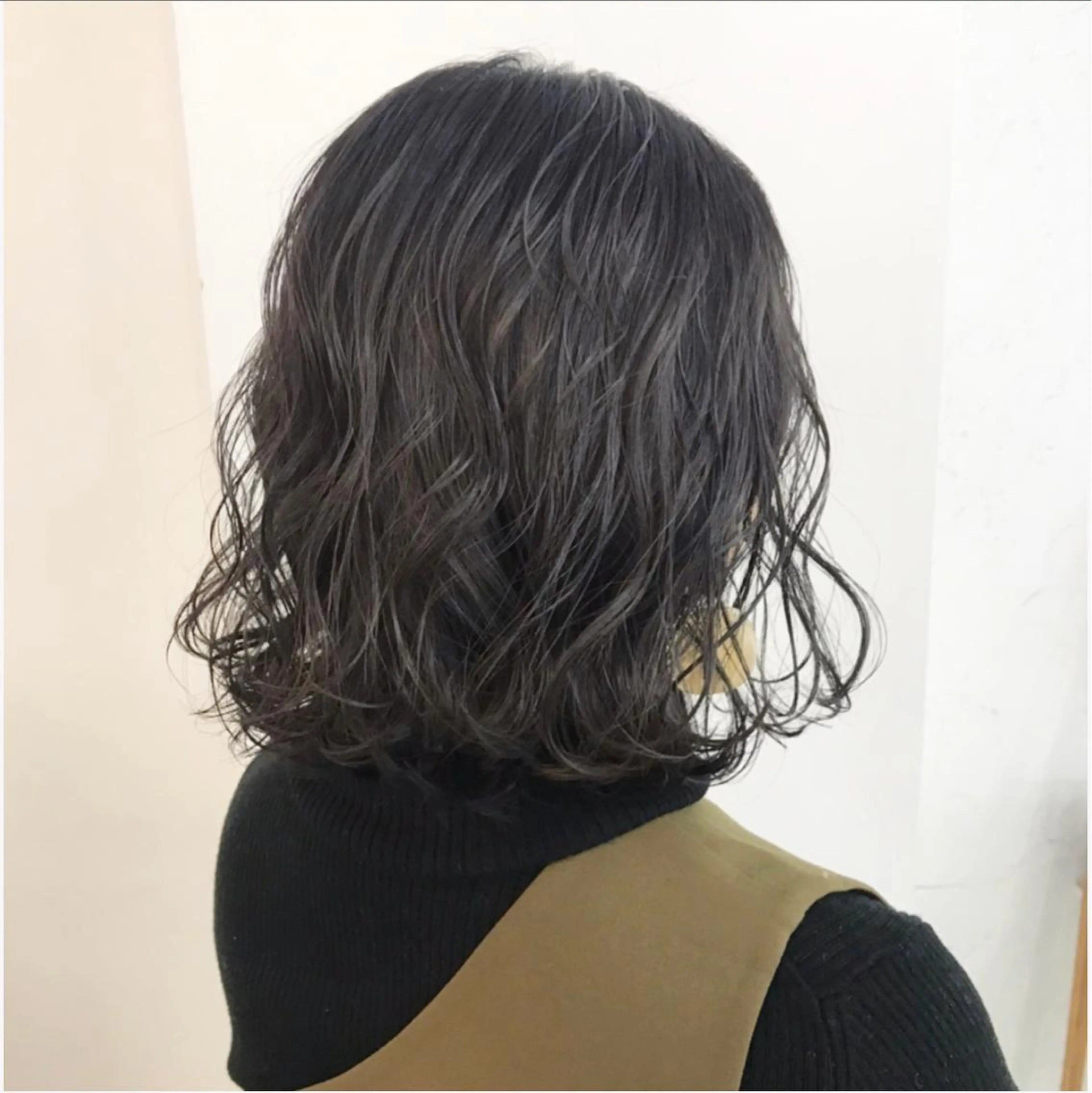 ミディアム ハイライト 渋谷ブリーチカラー 韓国ヘアyuikoのヘアスタイル