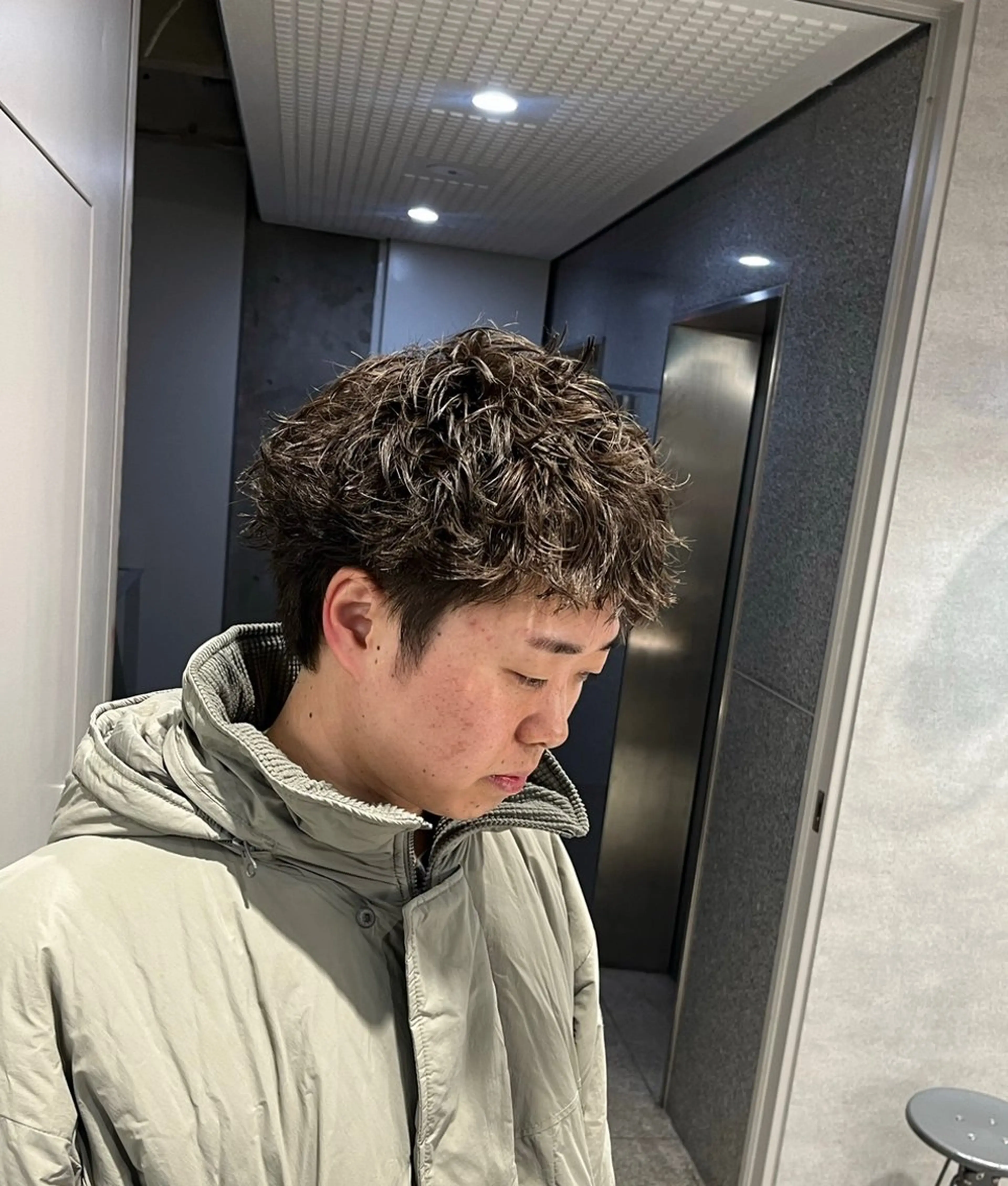 ショート カラー パーマ メンズ メンズパーマ スパイキーショート ショートヘア カット パーマ トリートメント ヘアセット 🔥メンズ 特化🔥菊水皐暉🔥のヘアスタイル