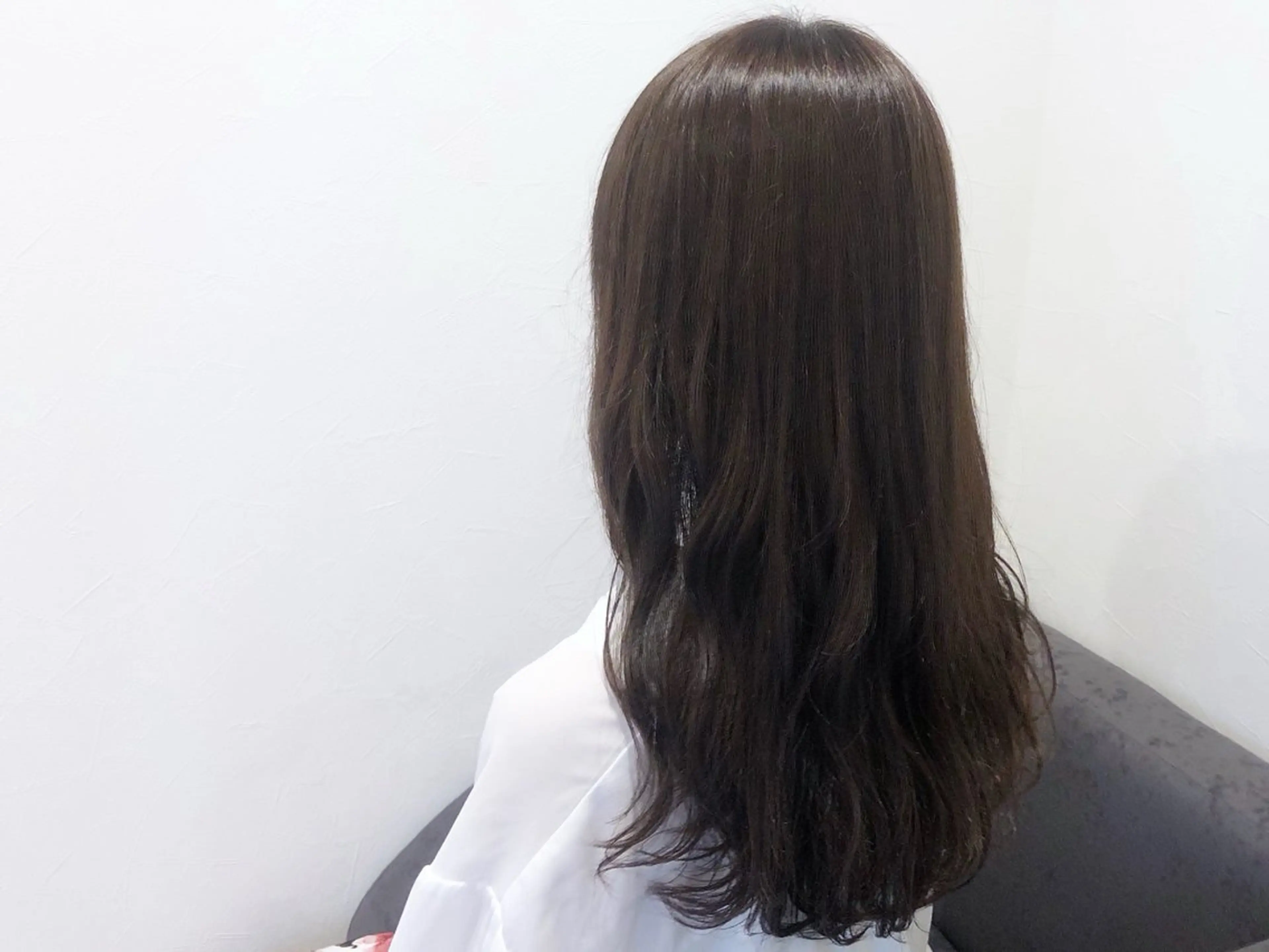 ロング カット ヘアカラー 骨格／顔型／診断／ 伏見／飯味 華菜のヘアスタイル