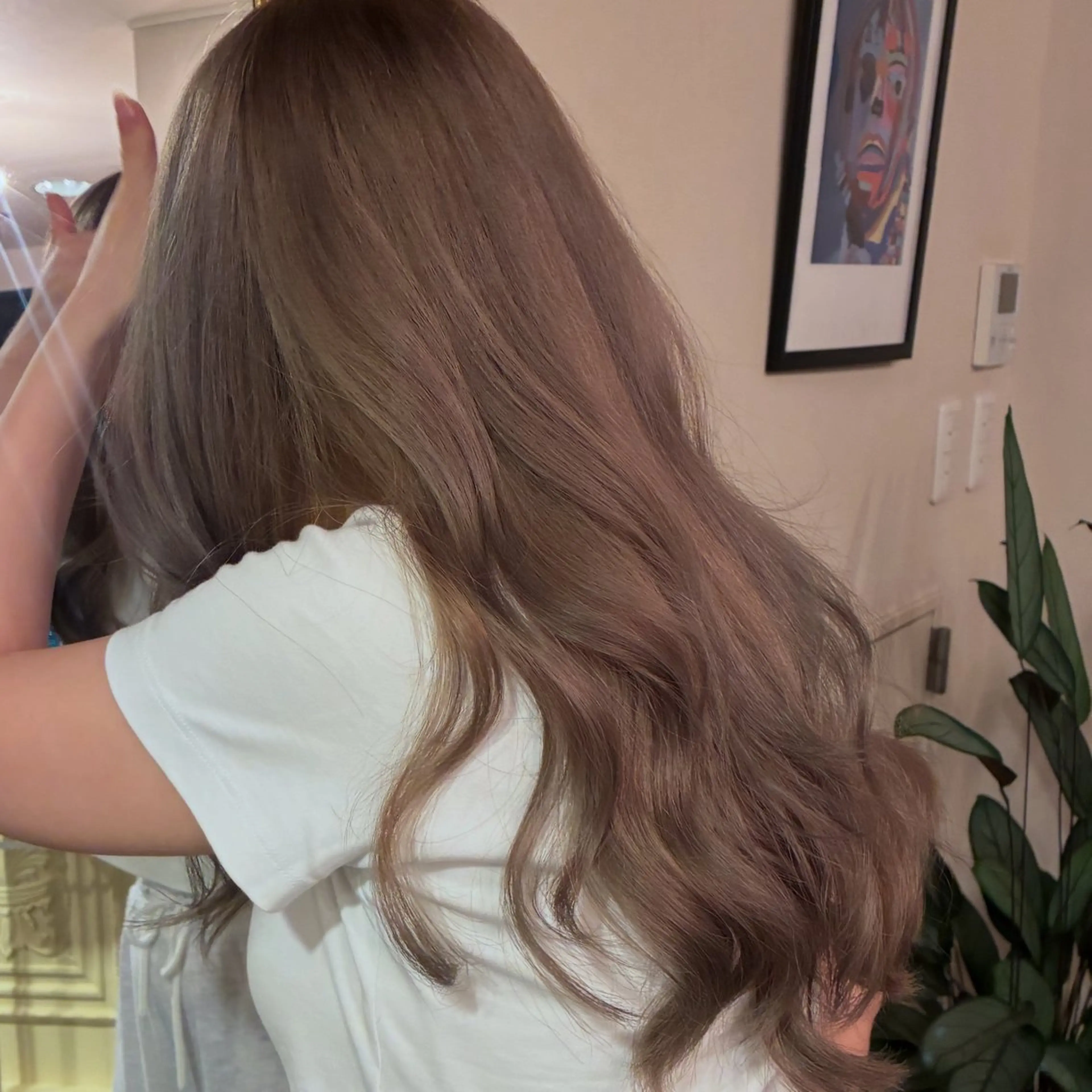 カラー ✂︎✂︎MOMO池袋 EMANON③🩵のヘアスタイル