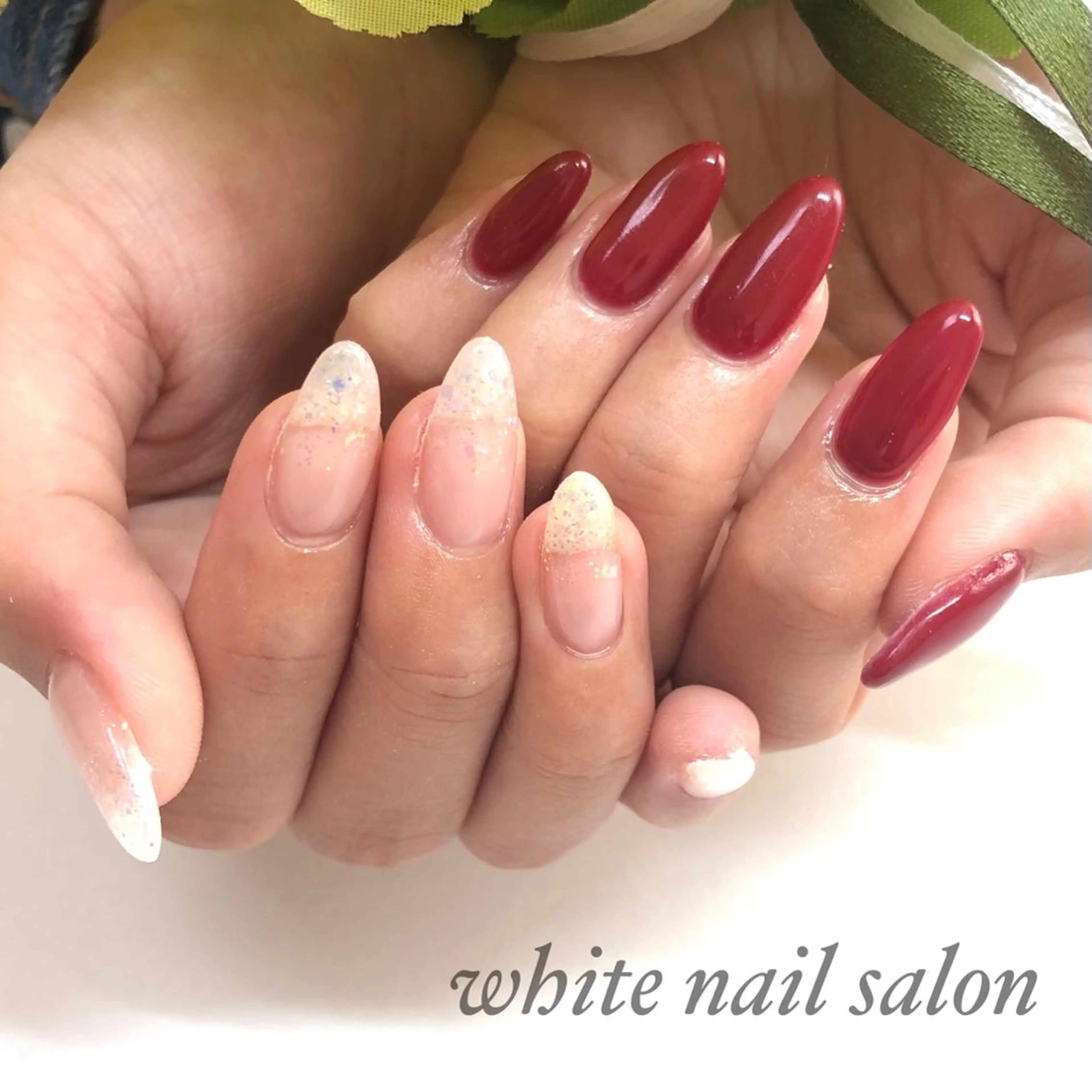 ネイル アートネイル フットネイル フレンチネイル ジェルネイル ハードジェル white nail salonのネイルデザイン