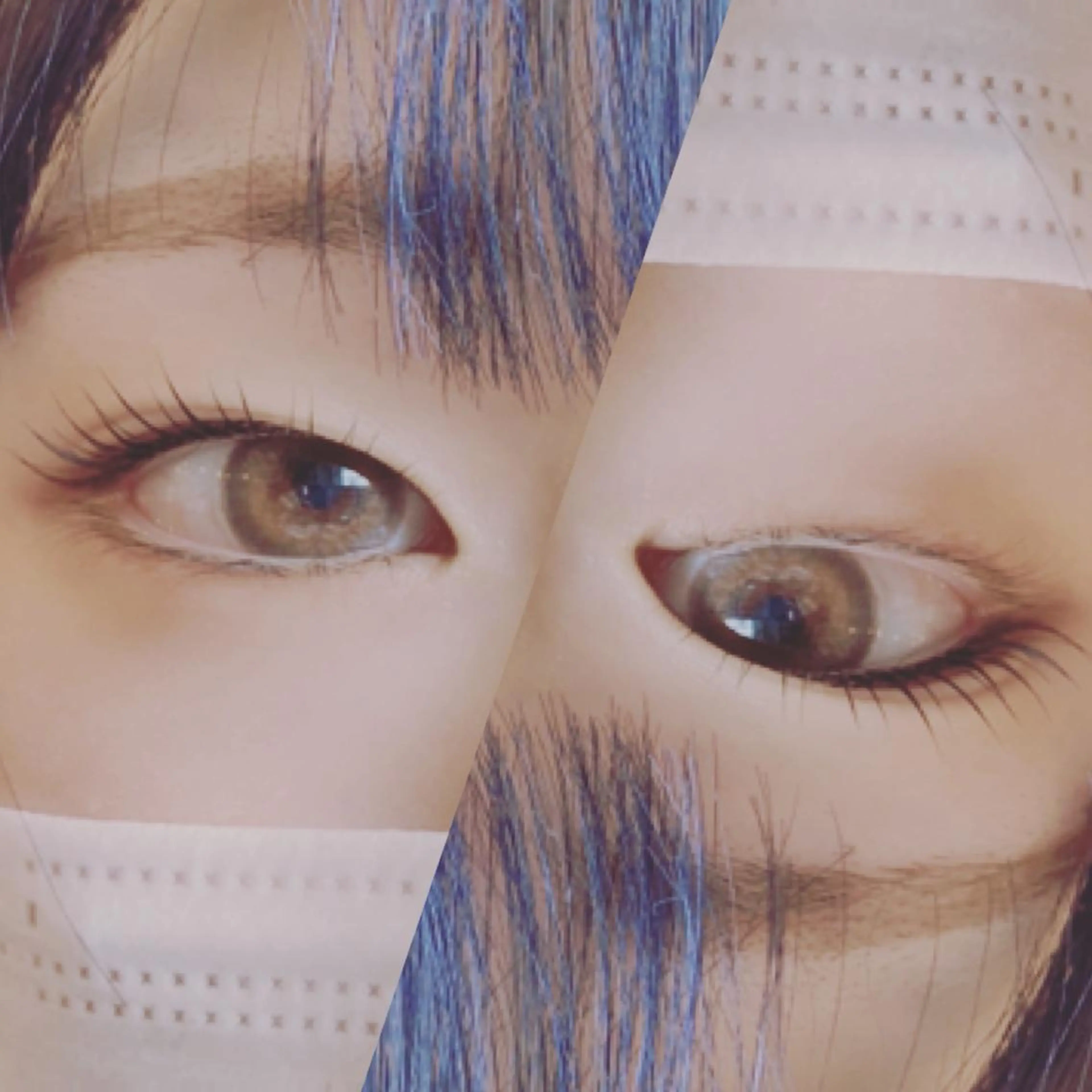 マツエク・マツパ カラーマツエク フラットラッシュ 韓国風マツエク パリジェンヌラッシュリフト まつげパーマ オーダーメイドまつげ ＆まゆげ.RIKAのマツエク・マツパデザイン