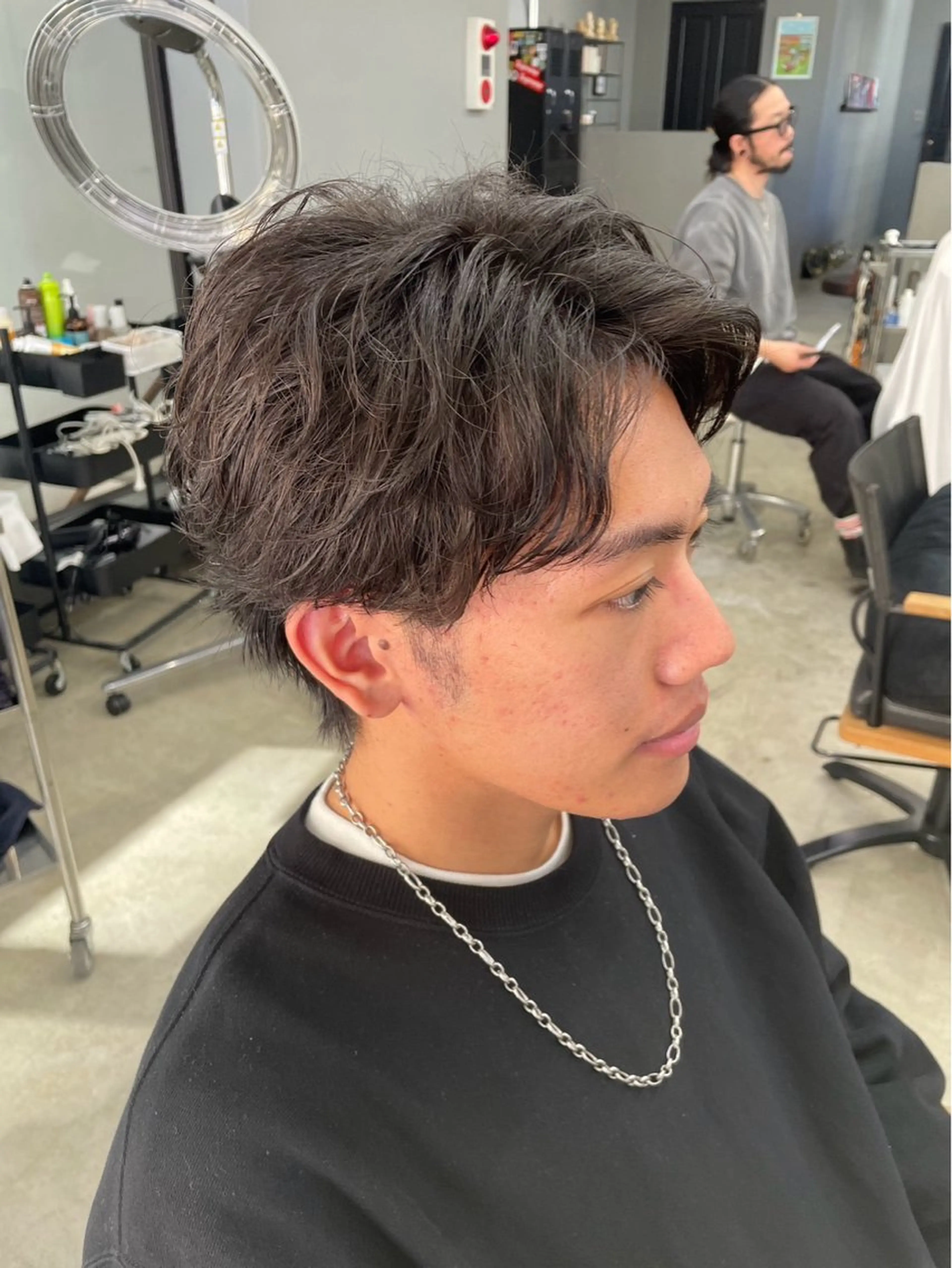 ショート パーマ メンズ メンズ専門サロン wokeのヘアスタイル