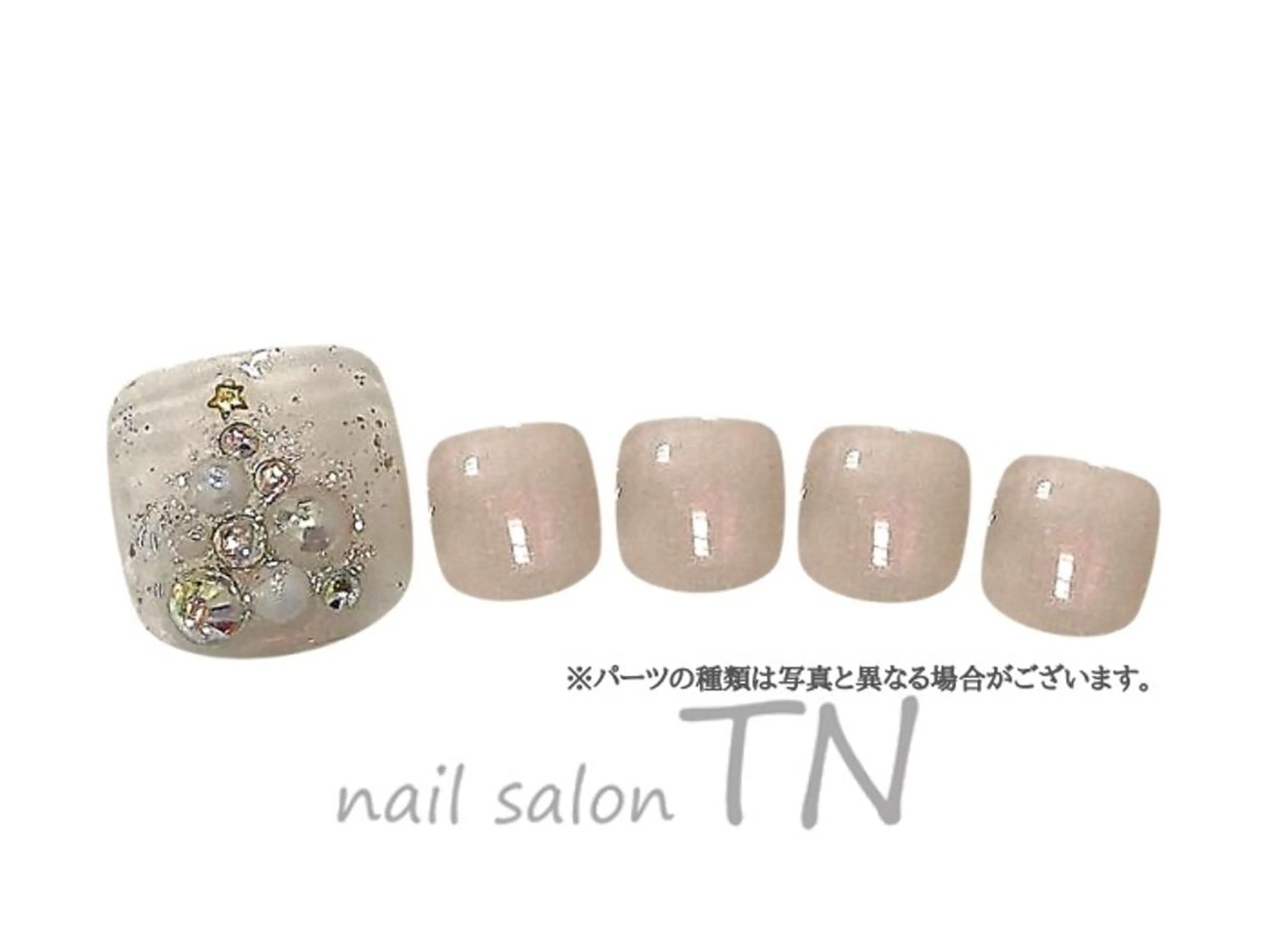 ネイル フットネイル 中島 実穂のネイルデザイン