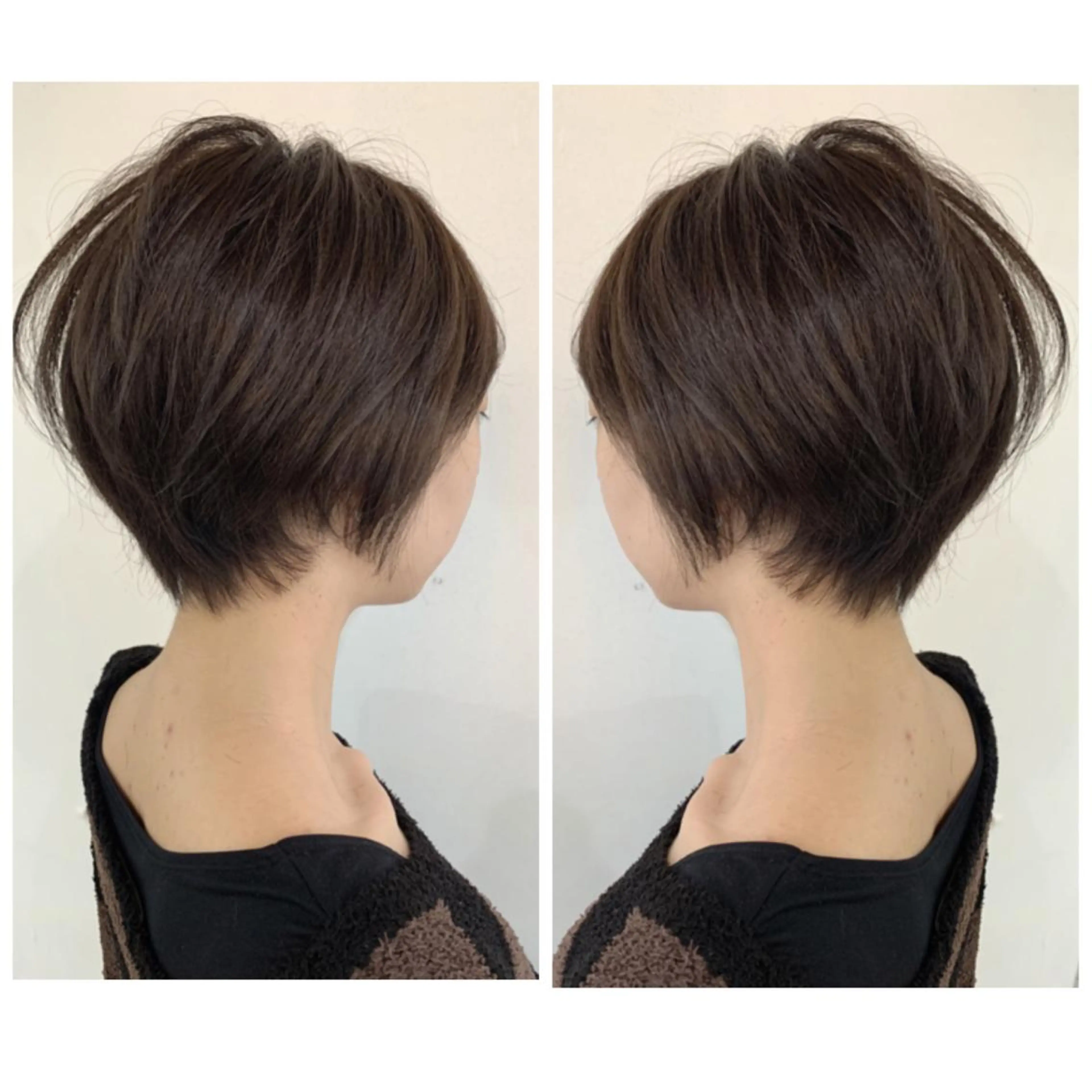 ショート カット トリートメント 京都大人女性ショート 徒歩1分/秋山のヘアスタイル