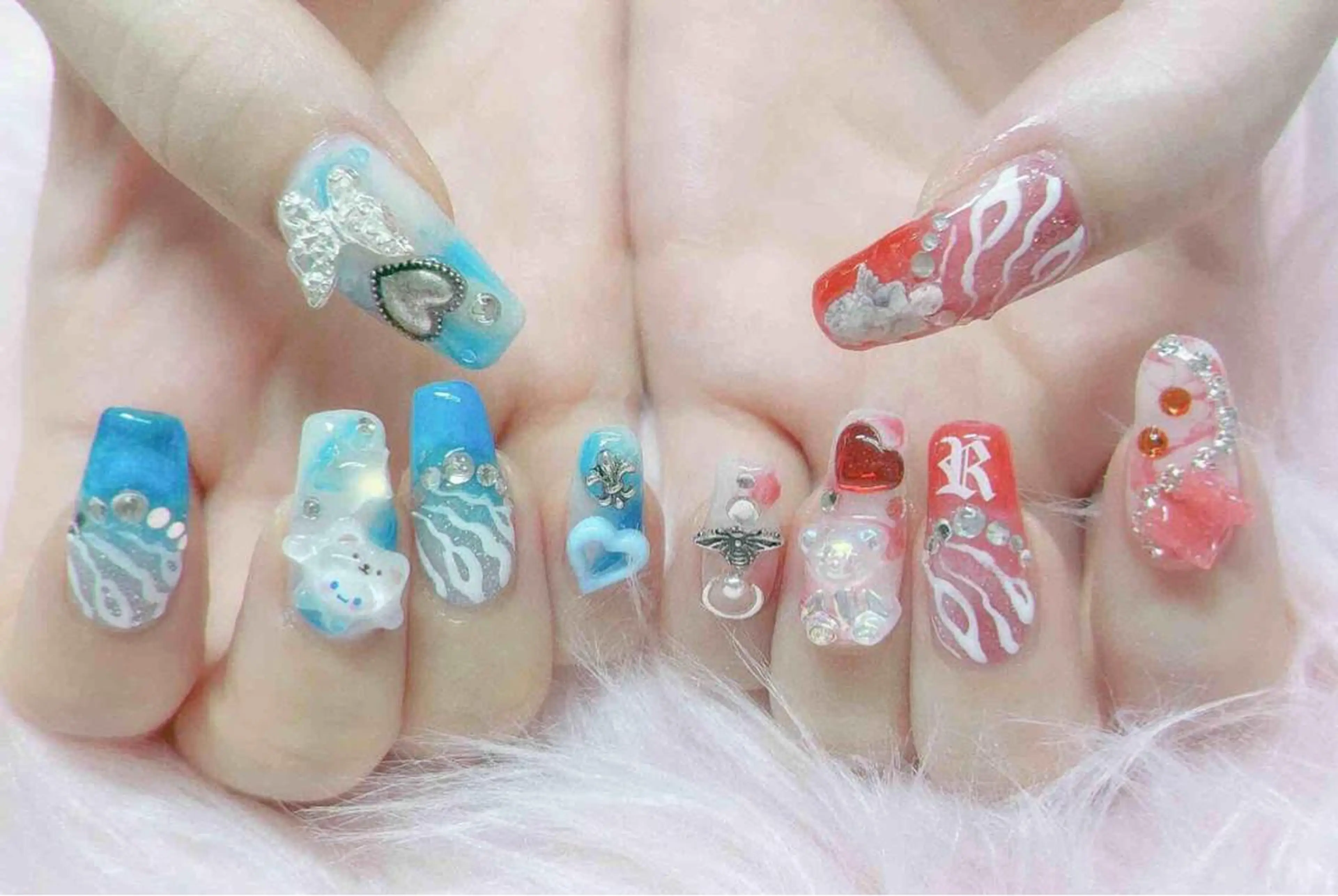 ネイル ハンドネイル MoonNail ユリ🌸のネイルデザイン