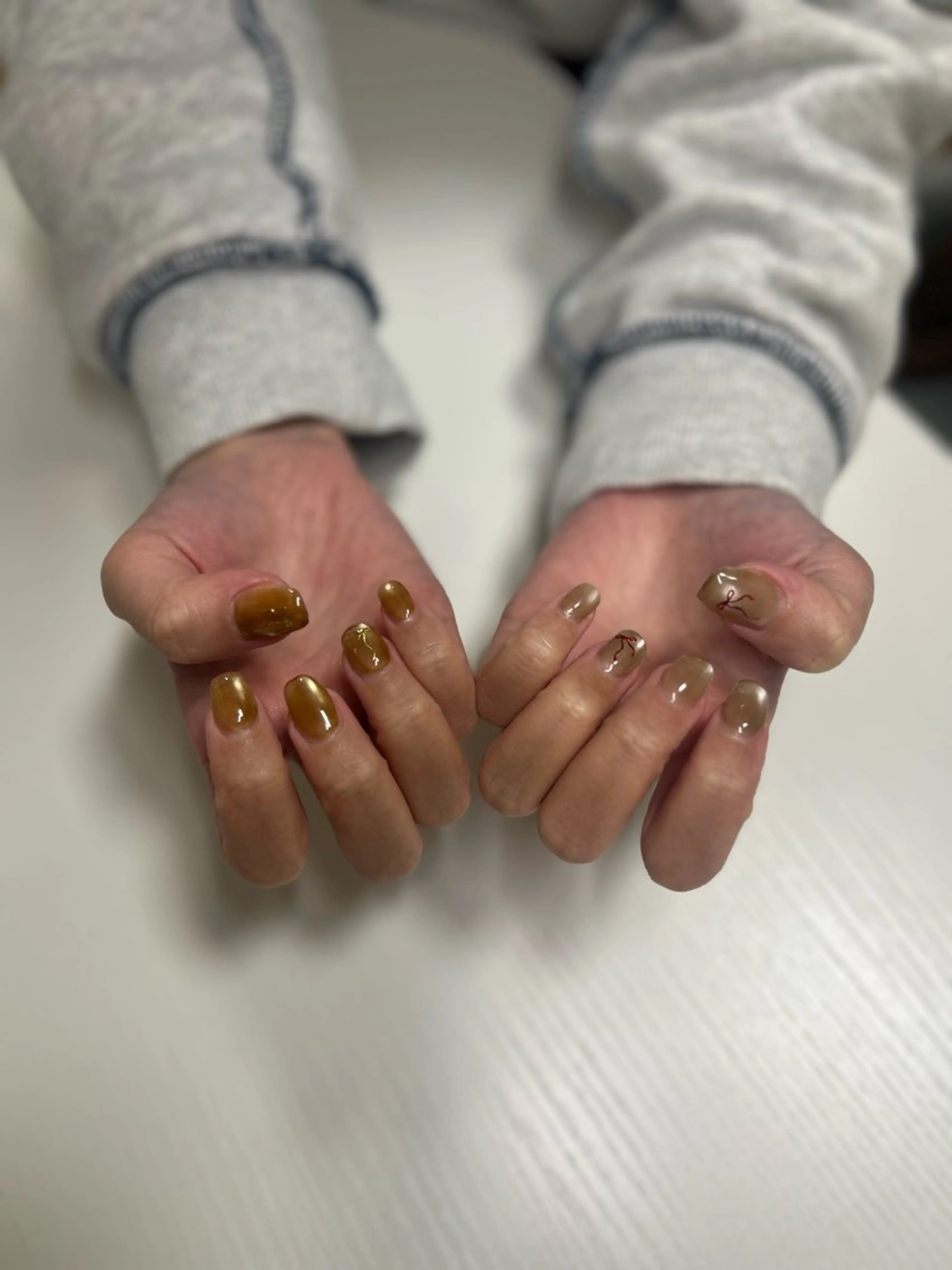 ネイル ハンドネイル Camel. YUIのネイルデザイン