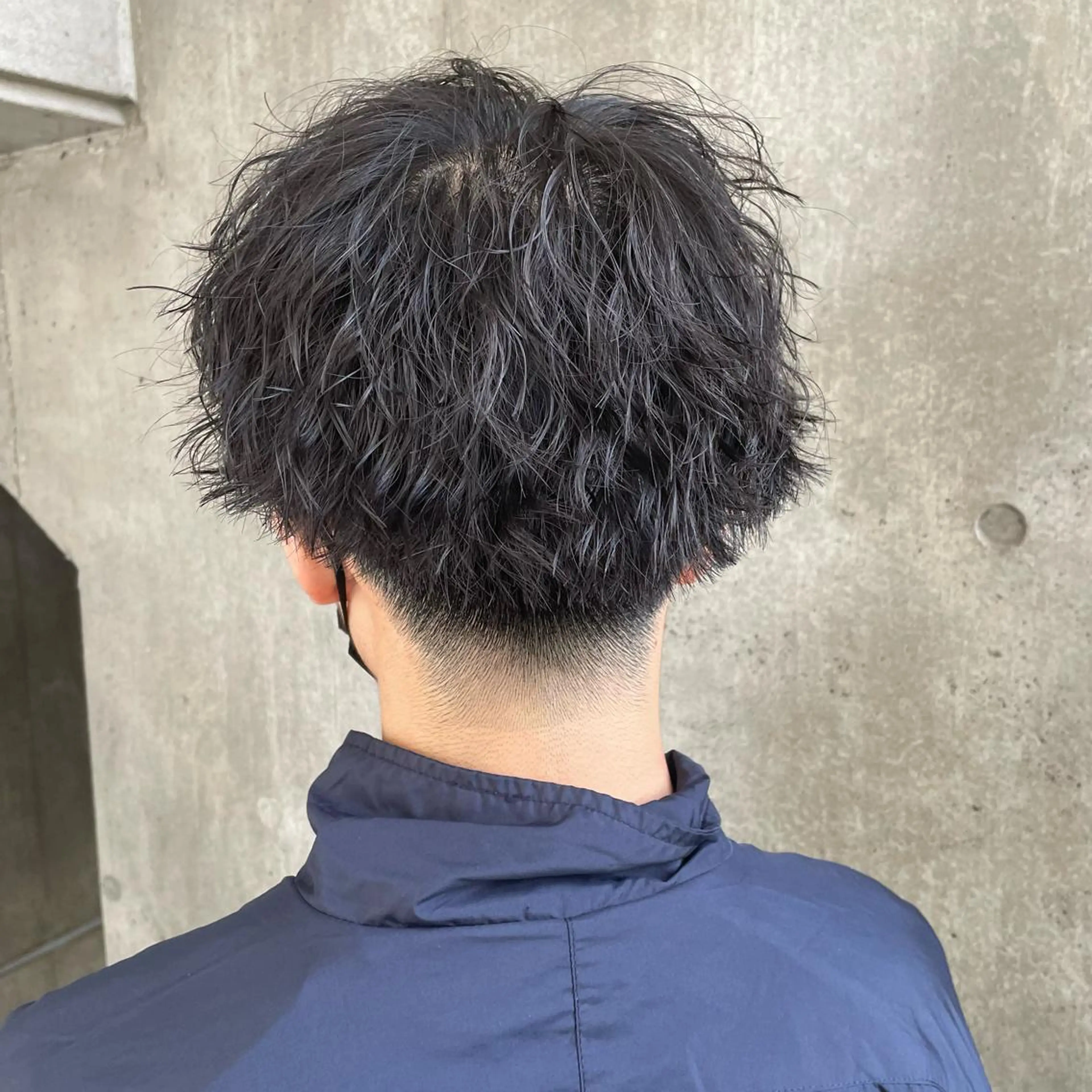 パーマ メンズ もりたみかこ 美容師お休み中のヘアスタイル