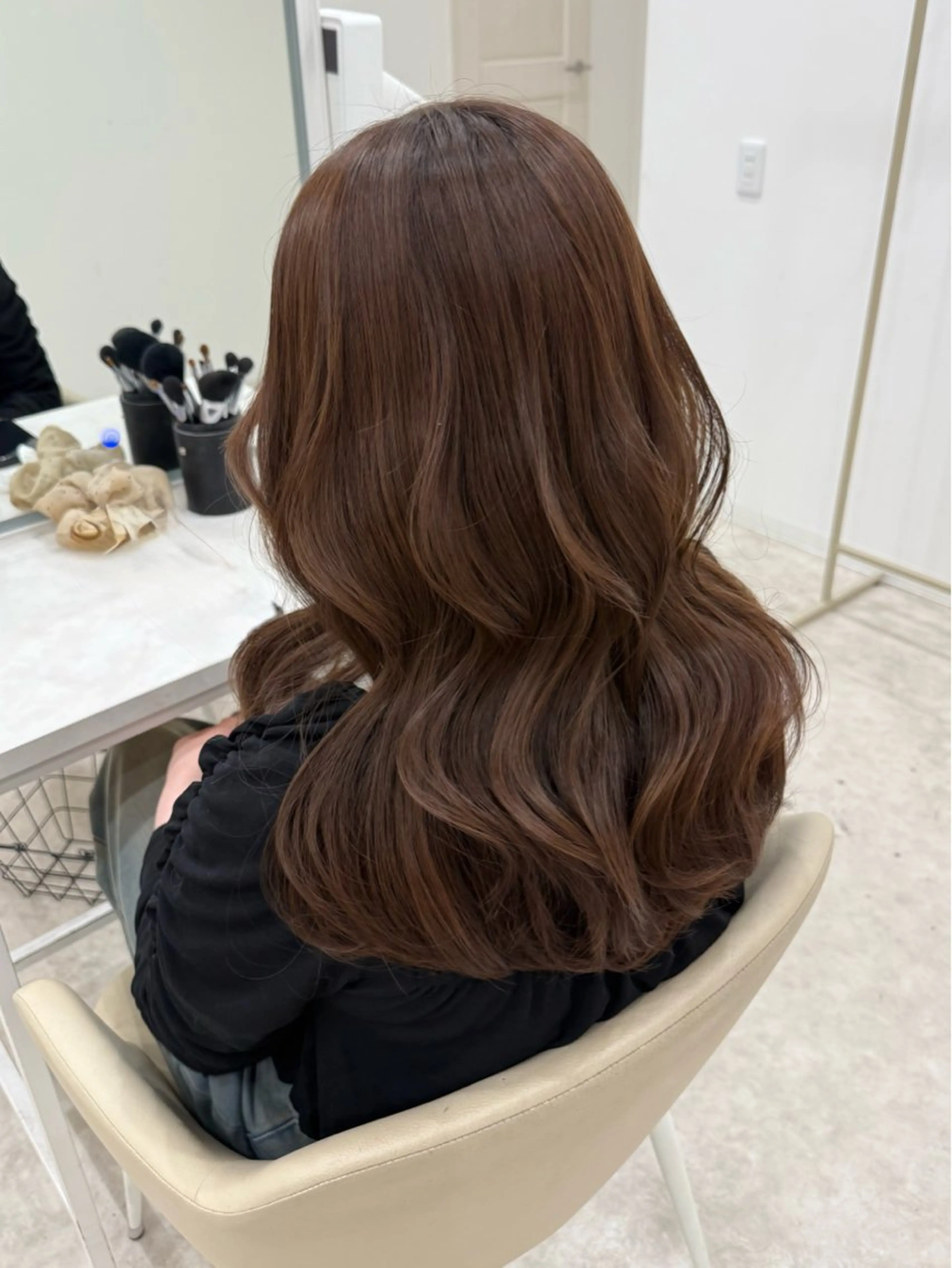 ロング くびれヘア ヨシンモリ ヘアセット 小田 珠里花のヘアスタイル