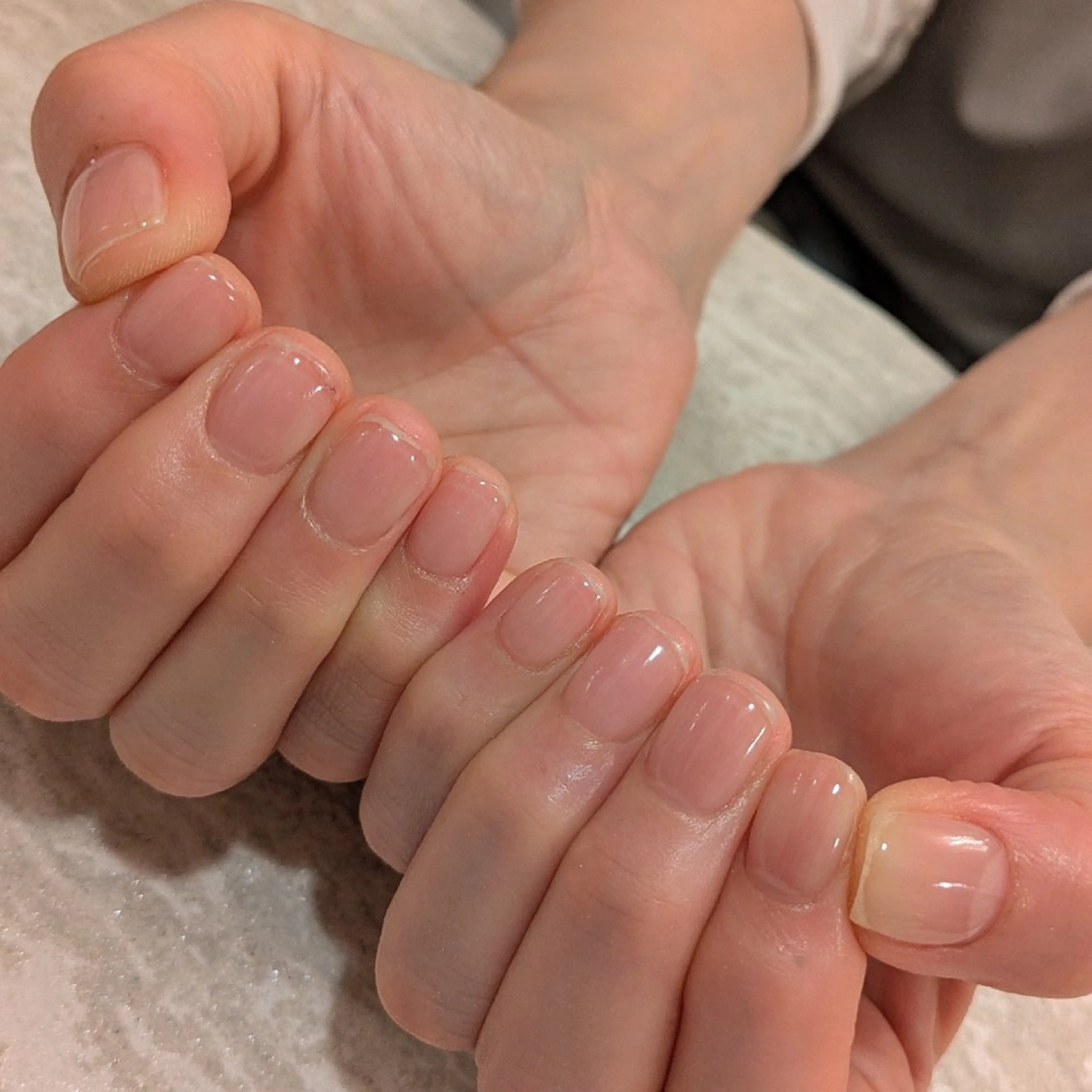 ネイル クリアネイル ジェヌインネイル 河内のネイルデザイン