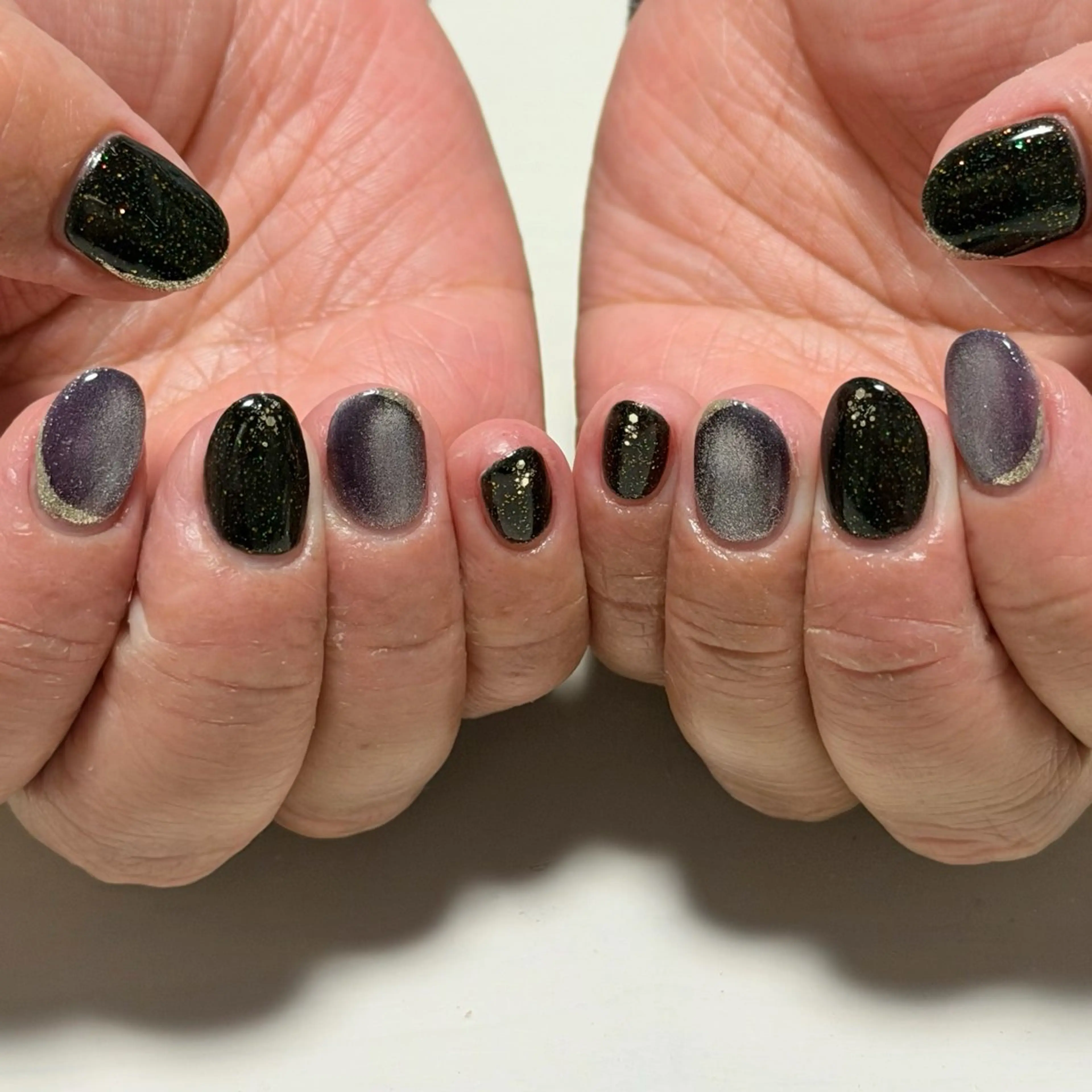 ネイル ショートネイル ハンドネイル soleil所属・舞鶴 奈々美のネイルデザイン