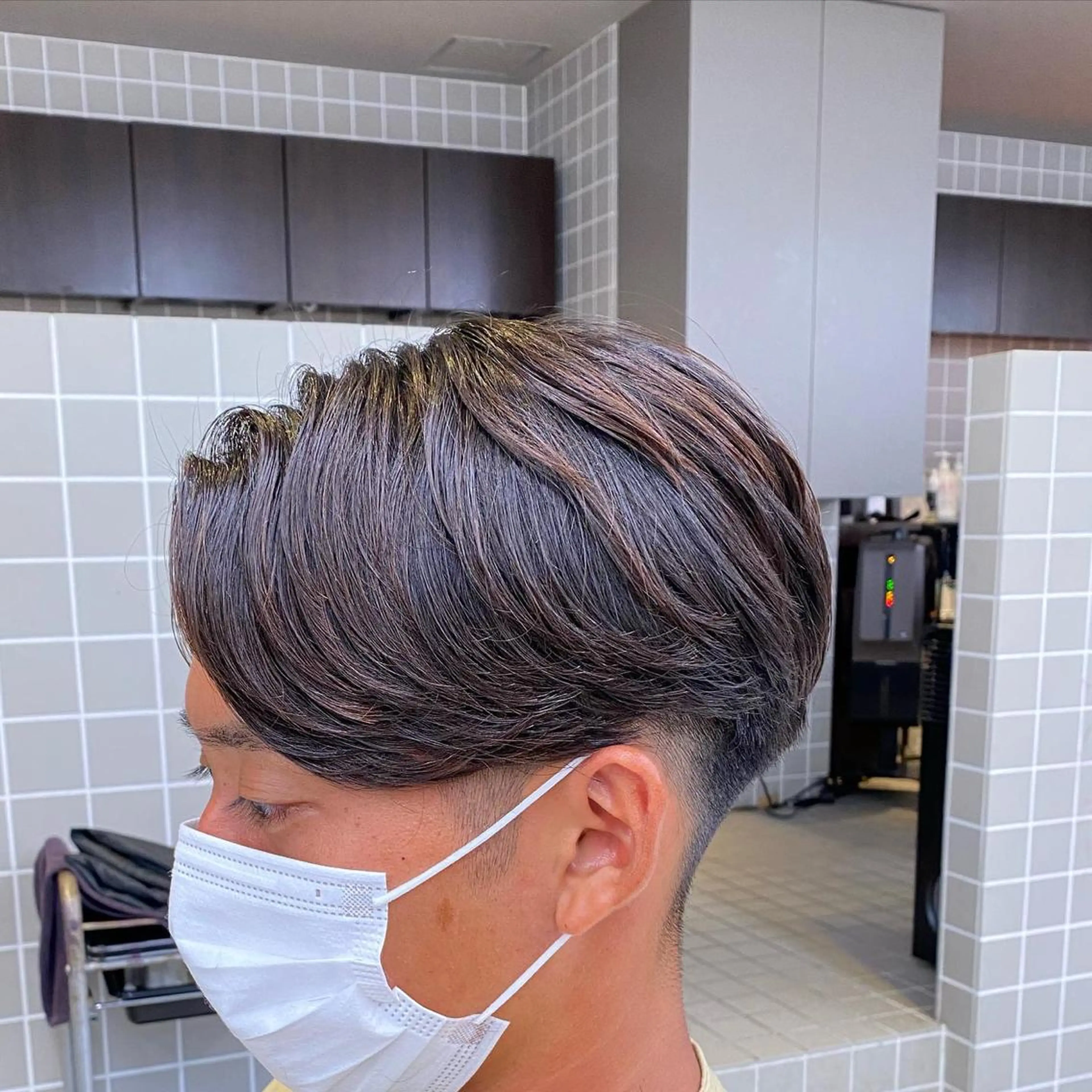 ショート パーマ メンズ 🟦ニュアンス/メン ズパーマ横浜🟦のヘアスタイル