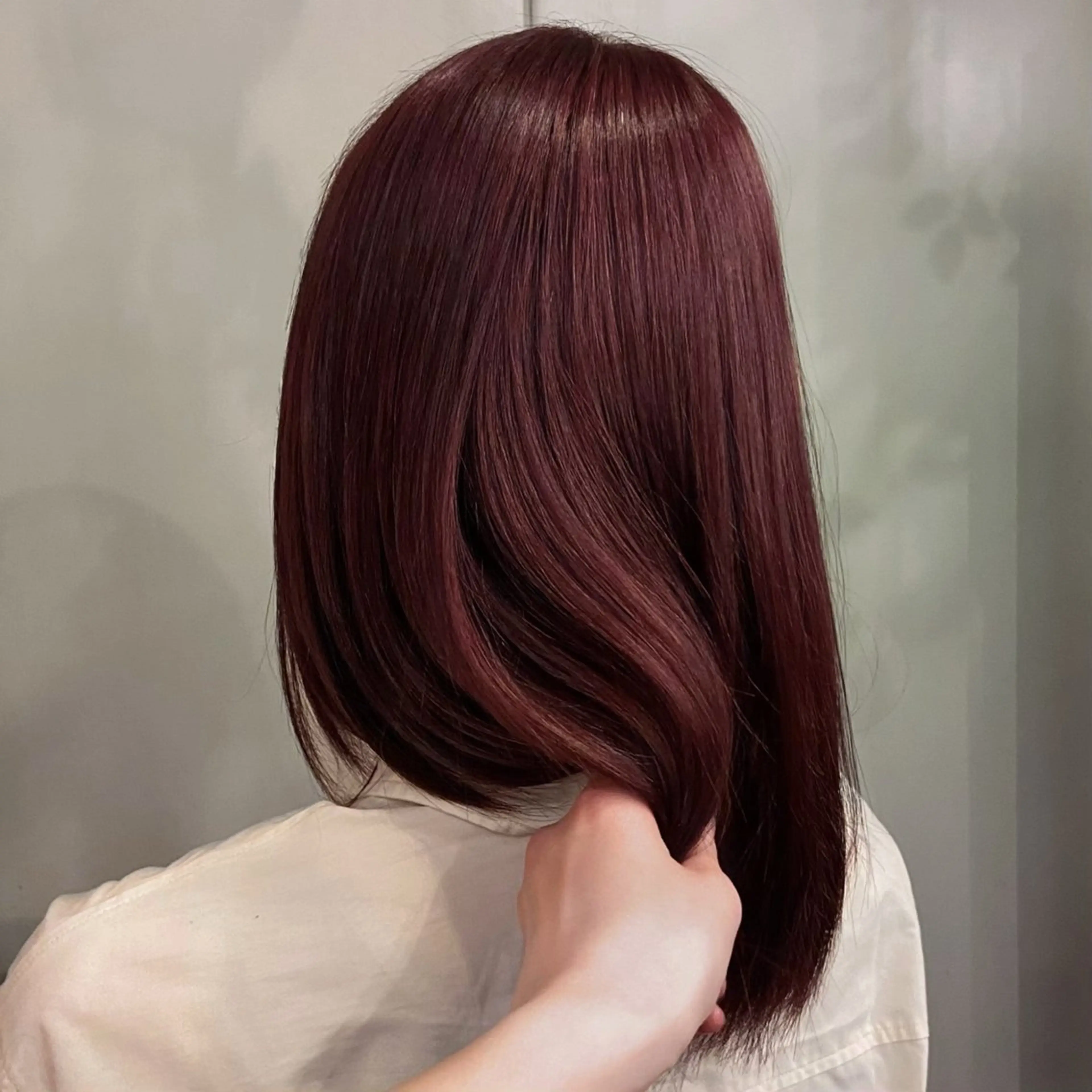 ミディアム カラー ピンクカラー ヘアカラー エルベスアクト志木店 SHIINAのヘアスタイル